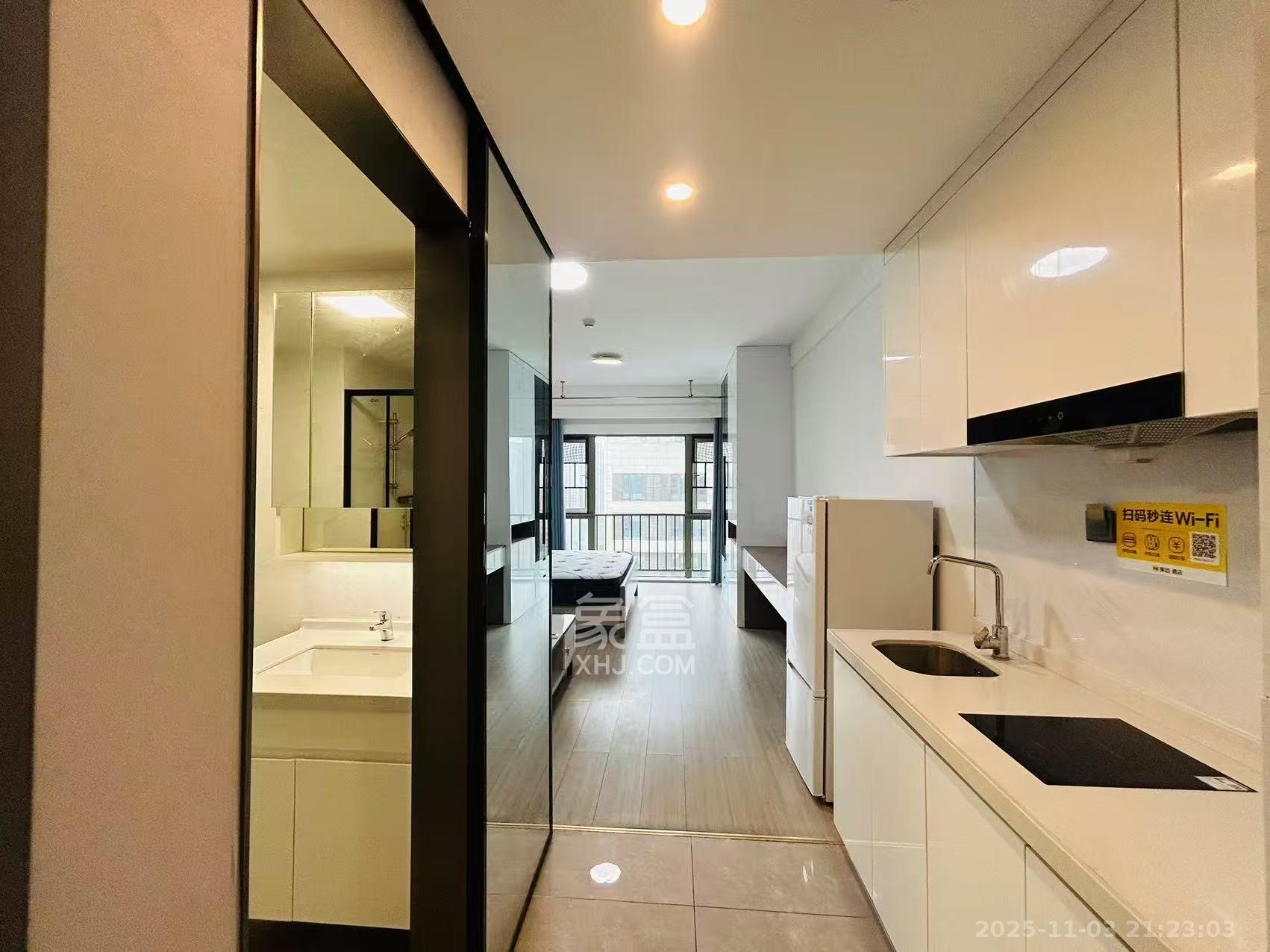 梅溪华府（新城金茂梦想华府）  1室1厅1卫    1650.0元/月