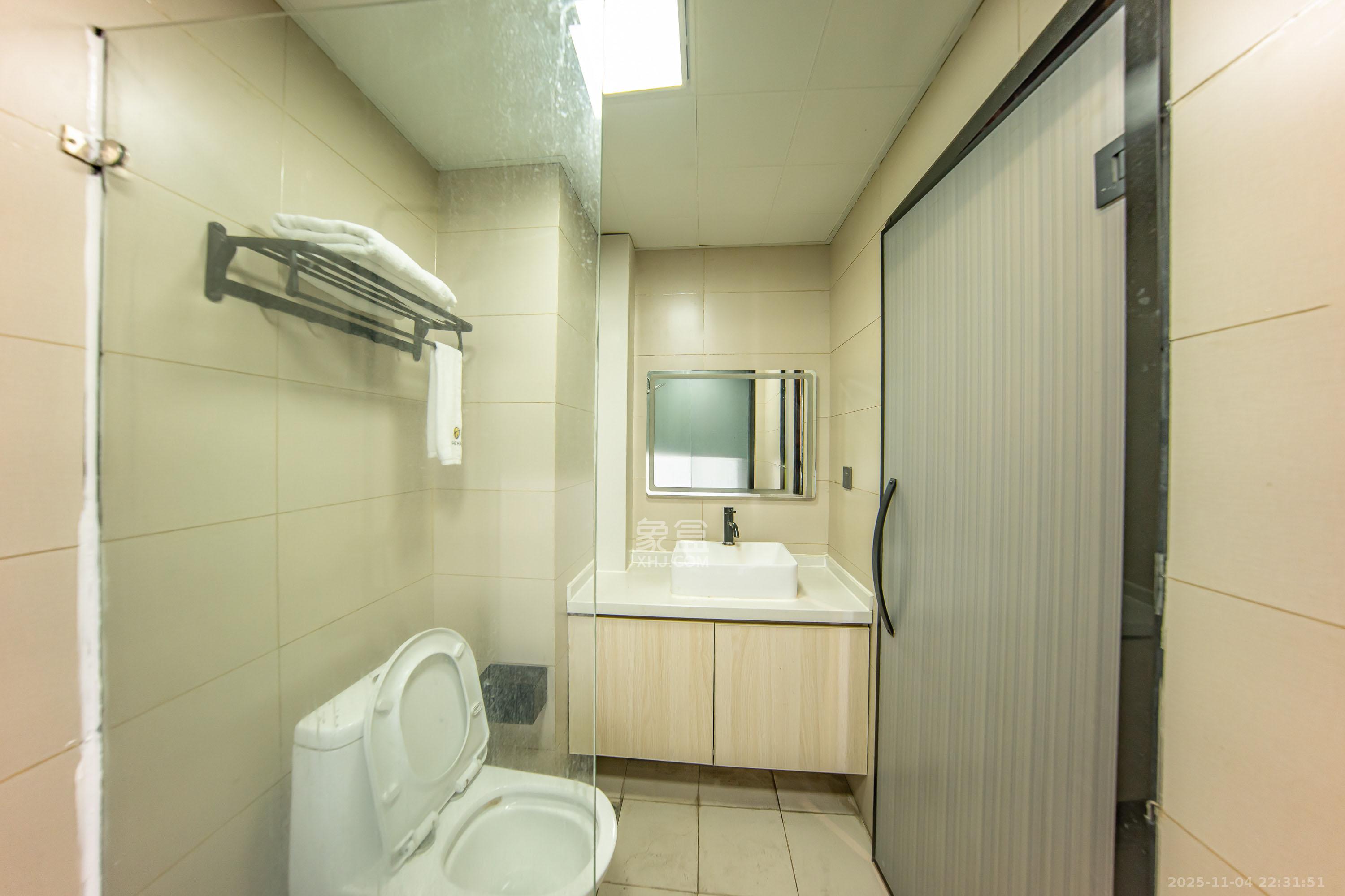洋湖时代  1室1厅1卫    12.8万卫生间