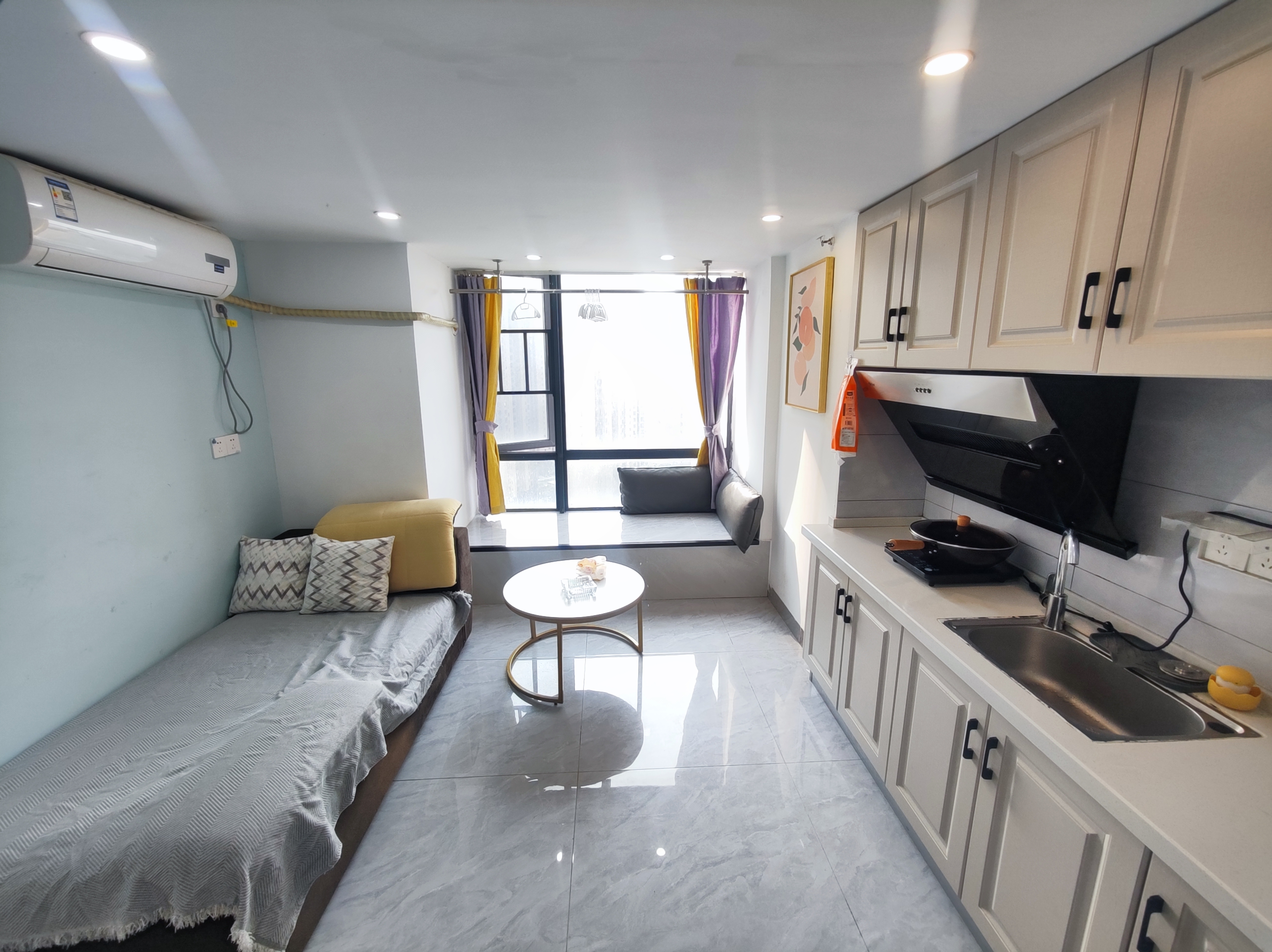 天麓轻奢国际  2室1厅1卫    1600.0元/月户型图