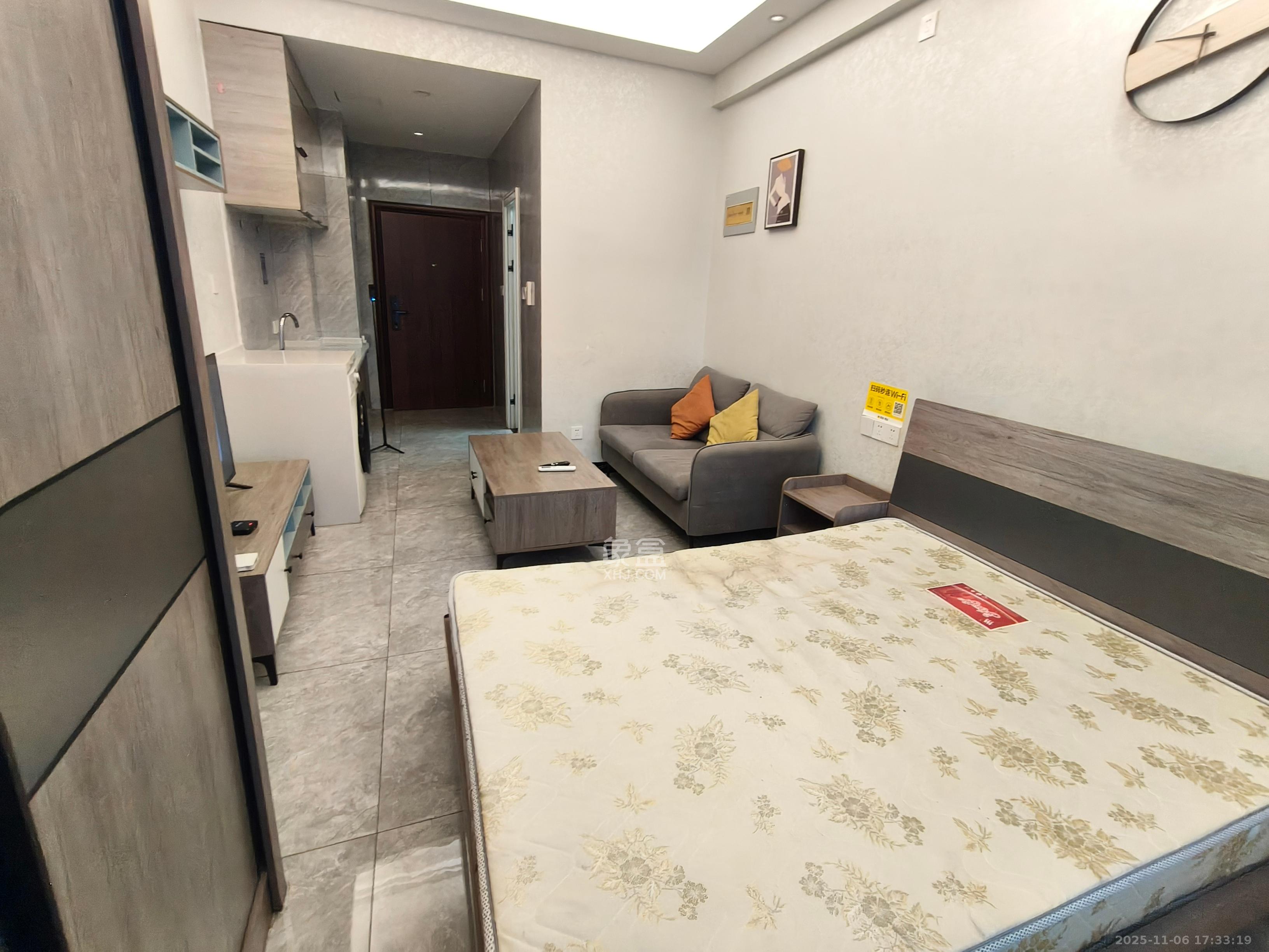 长沙高铁吾悦广场 1室1厅1卫 1500.0元/月 长沙高铁吾悦广场 1室1厅1卫 1500.0元/月室内图