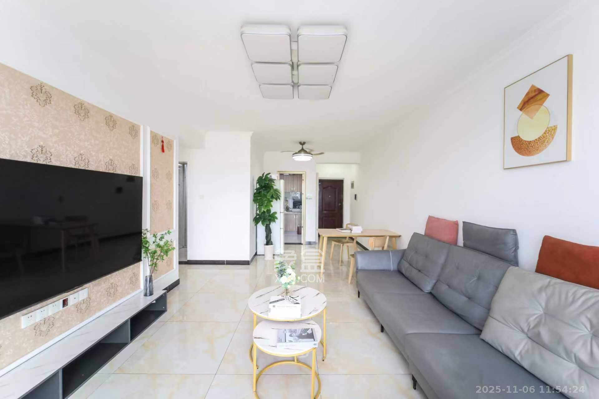 江河东澜湾 3室2厅1卫 2800.0元/月 江河东澜湾 3室2厅1卫 2800.0元/月室内图