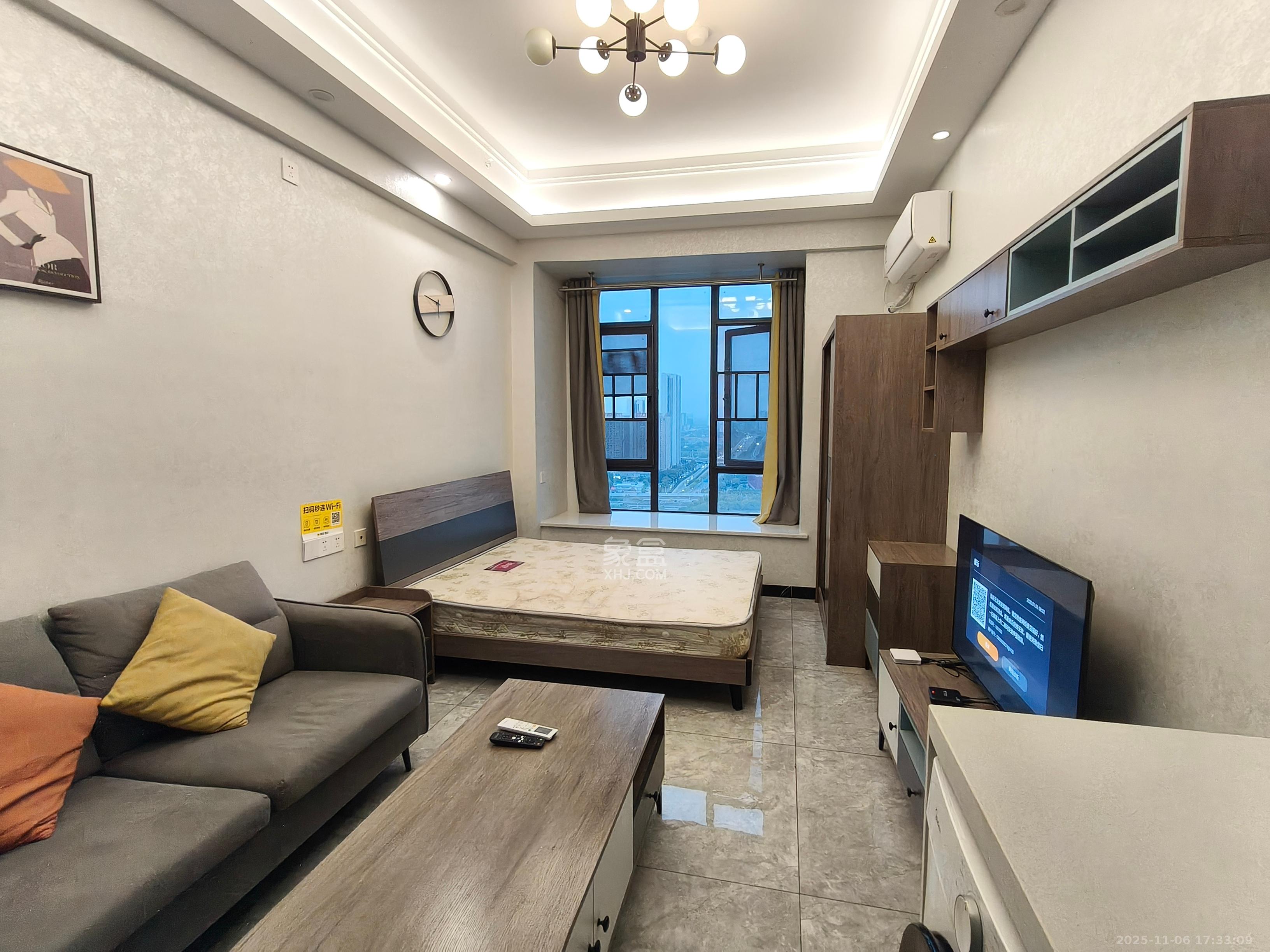 长沙高铁吾悦广场 1室1厅1卫 1500.0元/月 长沙高铁吾悦广场 1室1厅1卫 1500.0元/月室内图