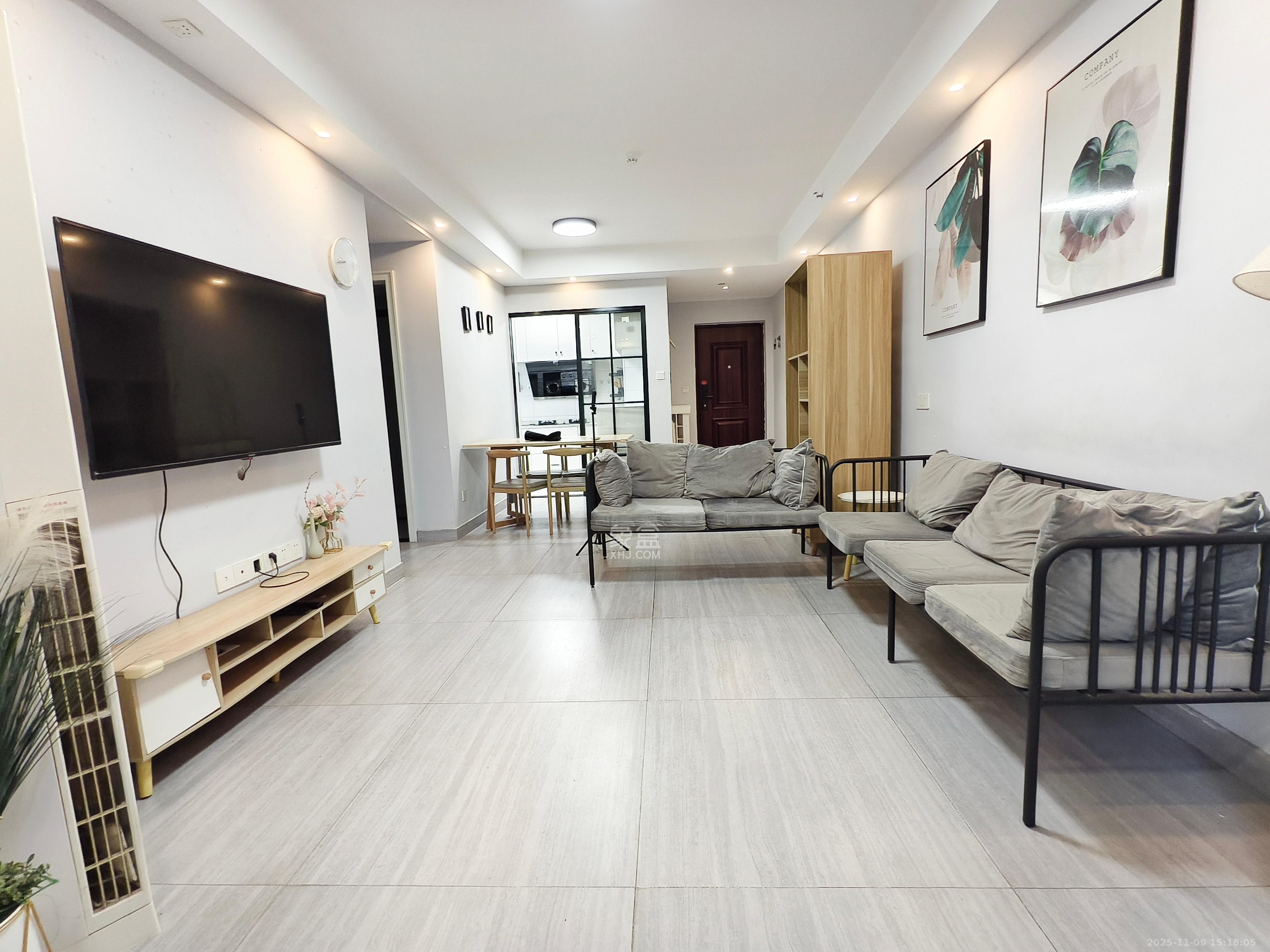 天健城  2室1厅1卫    3500.0元/月