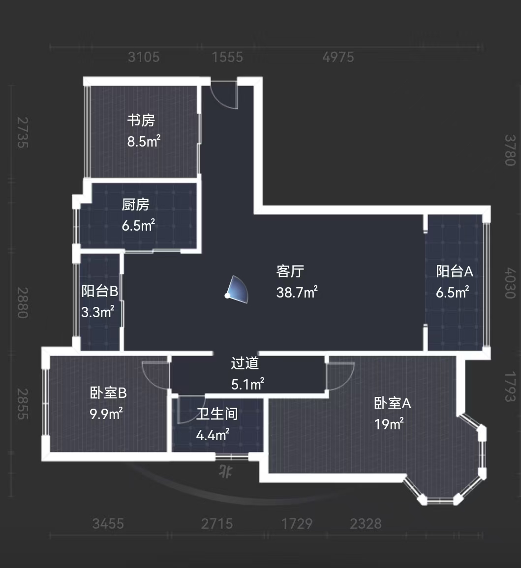 中欧昆仑首府 3室2厅2卫 78.8万 中欧昆仑首府 3室2厅2卫 78.8万室内图