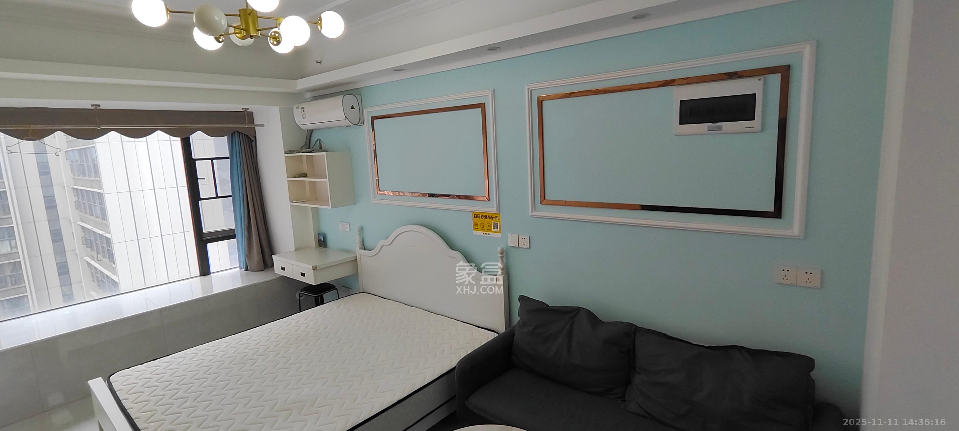 龙湖湘江星座（祺鑫星座公寓）  1室1厅1卫    1400.0元/月室内图