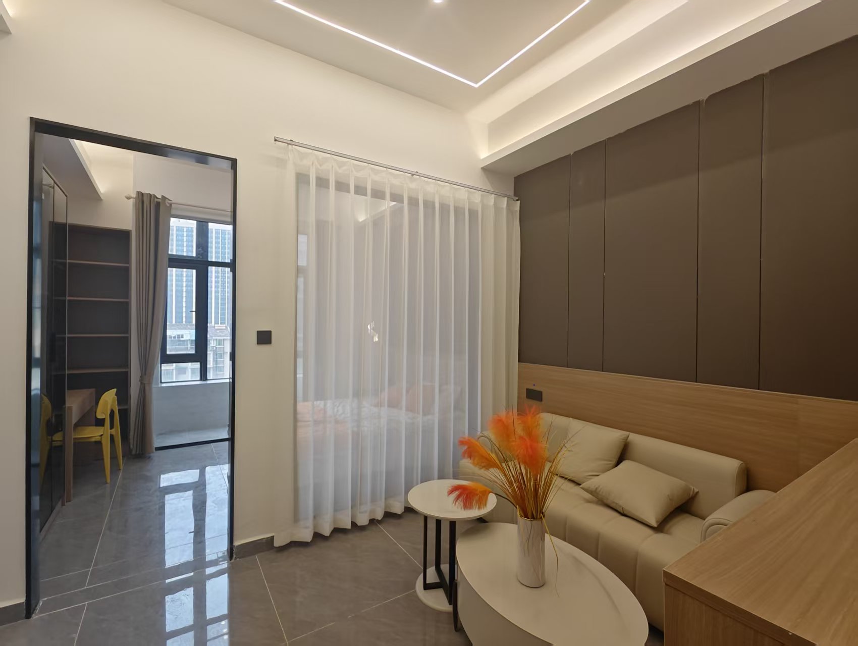 世茂璀璨天城公寓  1室1厅1卫    1600.0元/月户型图