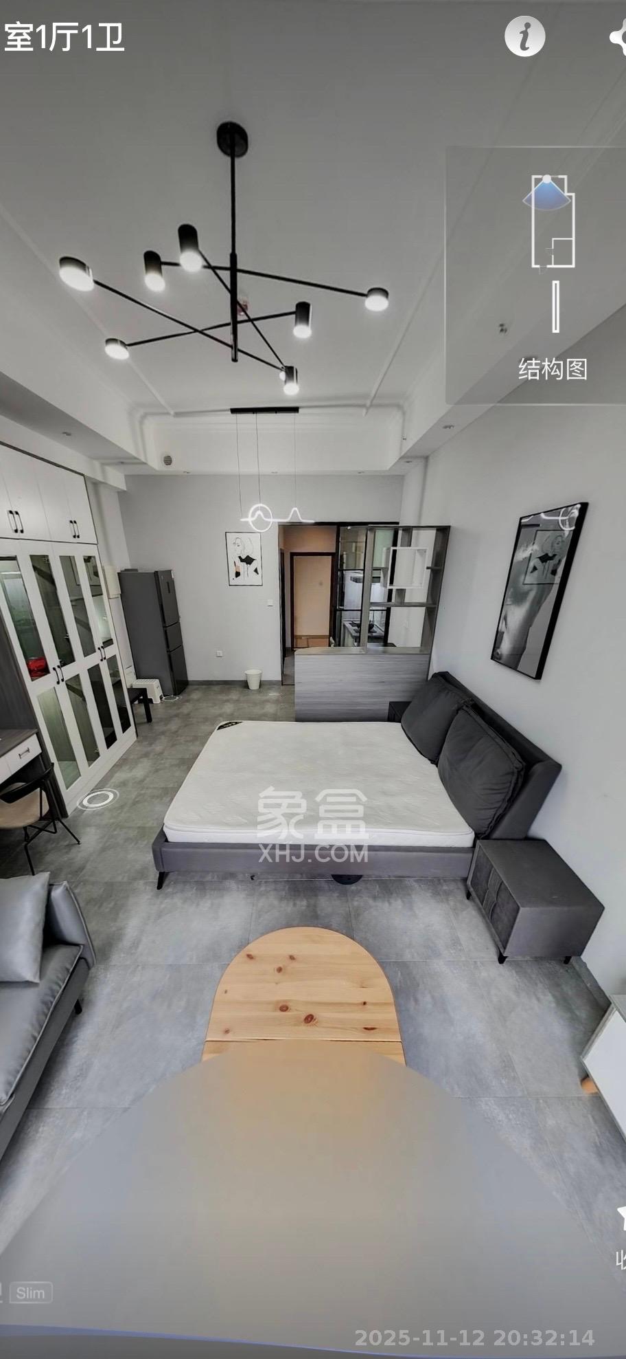 奥克斯滨仕花园(奥克斯洋湖广场/奥克斯中心) 1室1厅1卫 1800.0元/月 奥克斯滨仕花园(奥克斯洋湖广场/奥克斯中心) 1室1厅1卫 1800.0元/月室内图