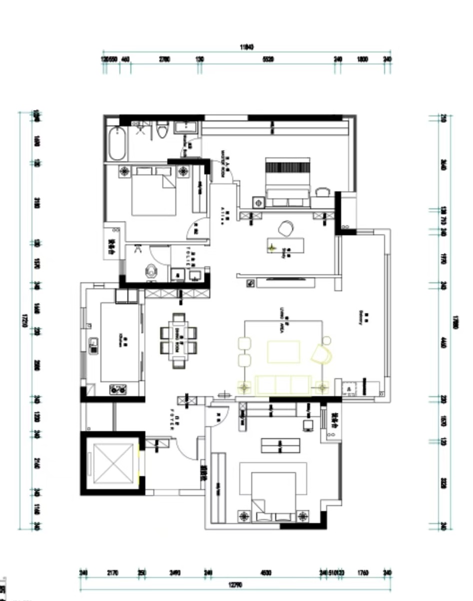 长房湘江府  4室2厅2卫    139.0万