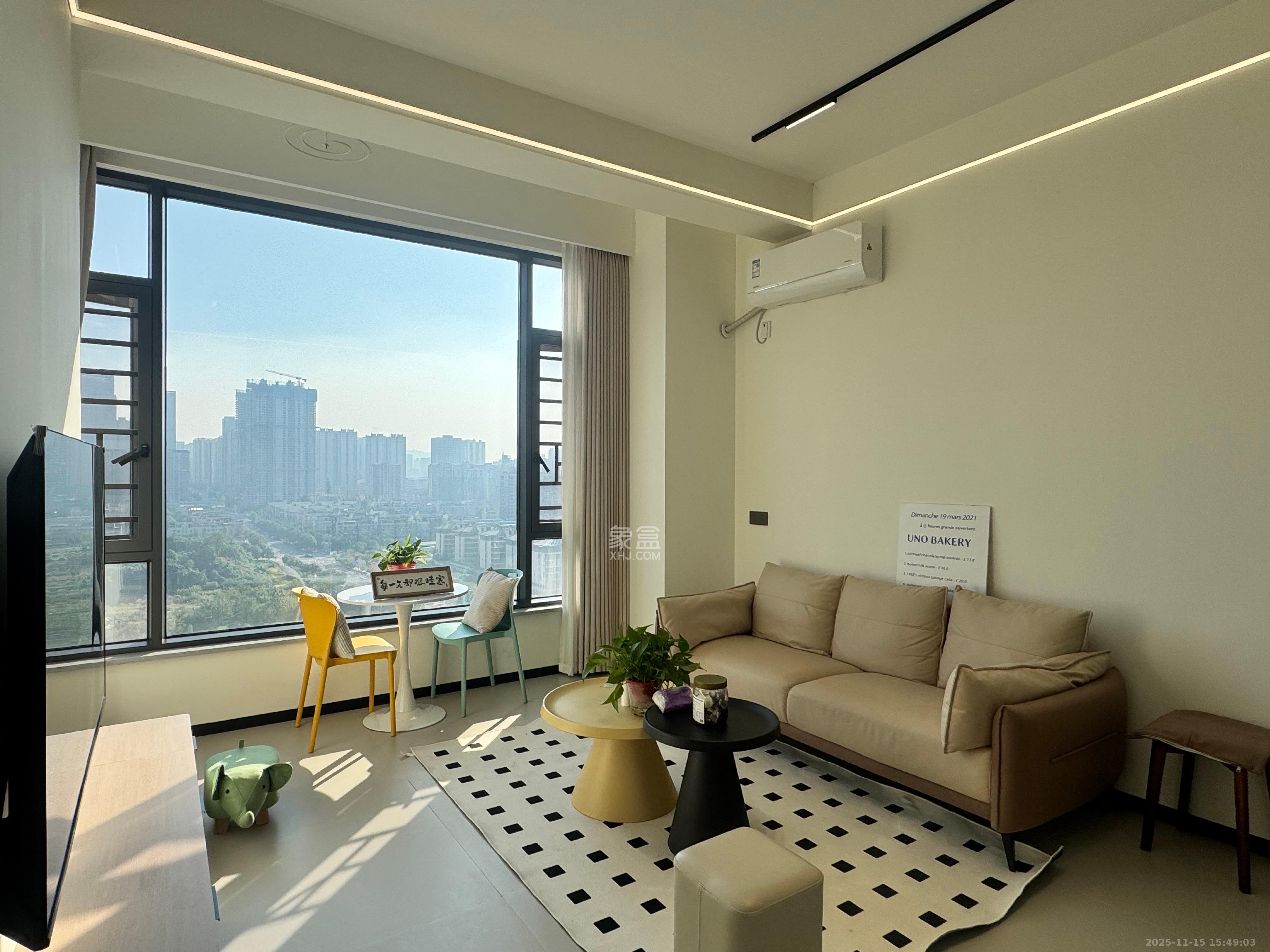 诺德滨江逸园（中铁逸园）  2室1厅1卫    2800.0元/月室内图