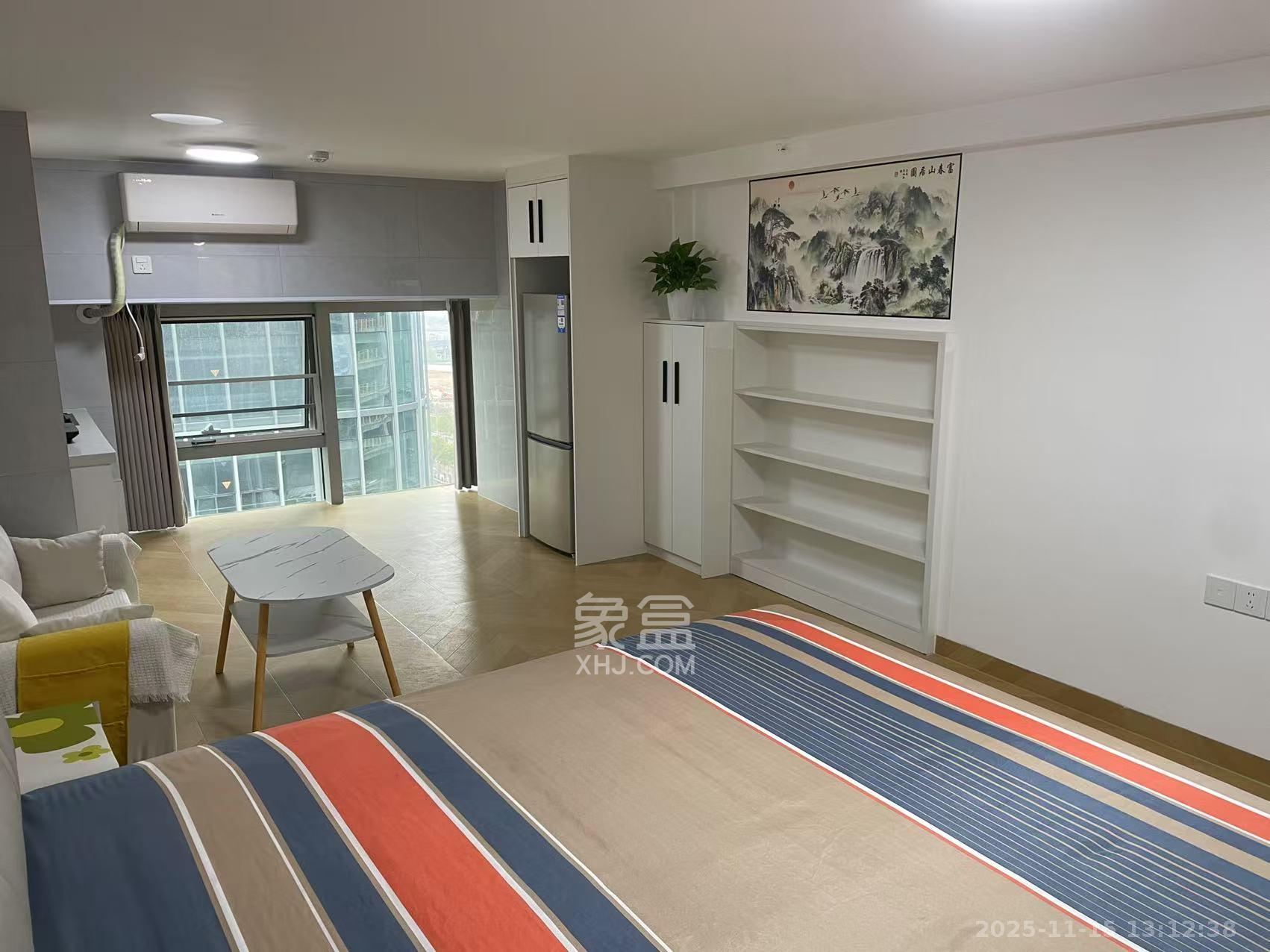 复地滨江金融中心  1室0厅1卫    1700.0元/月