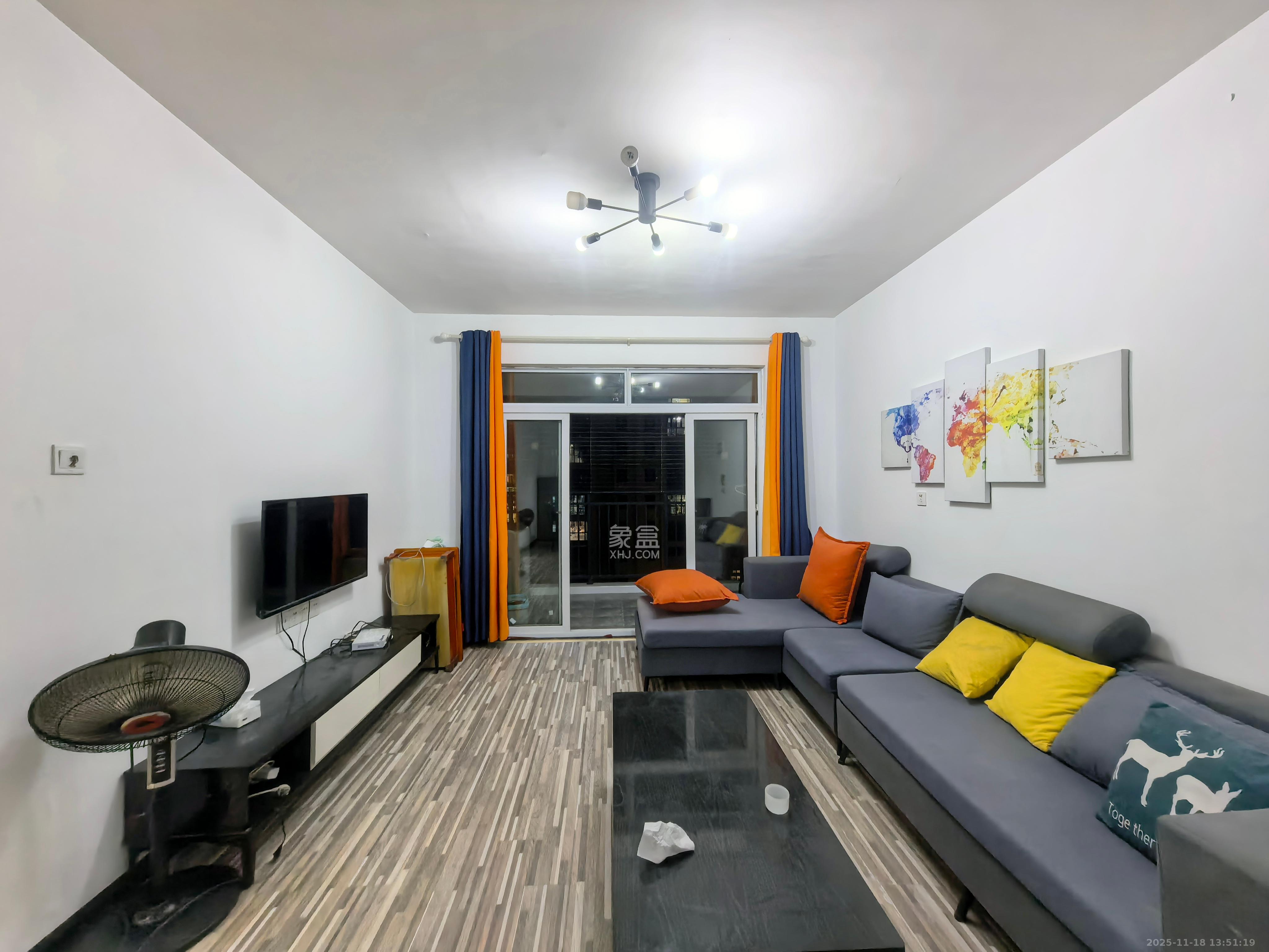 星城新宇川河苑  2室2厅1卫    1700.0元/月室内图1