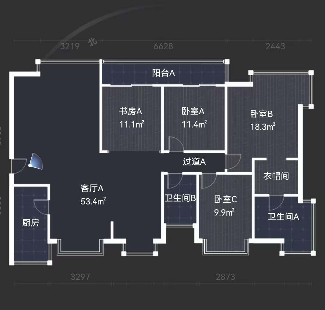 丽景滨江 5室3厅3卫 226.0万 丽景滨江 5室3厅3卫 226.0万室内图