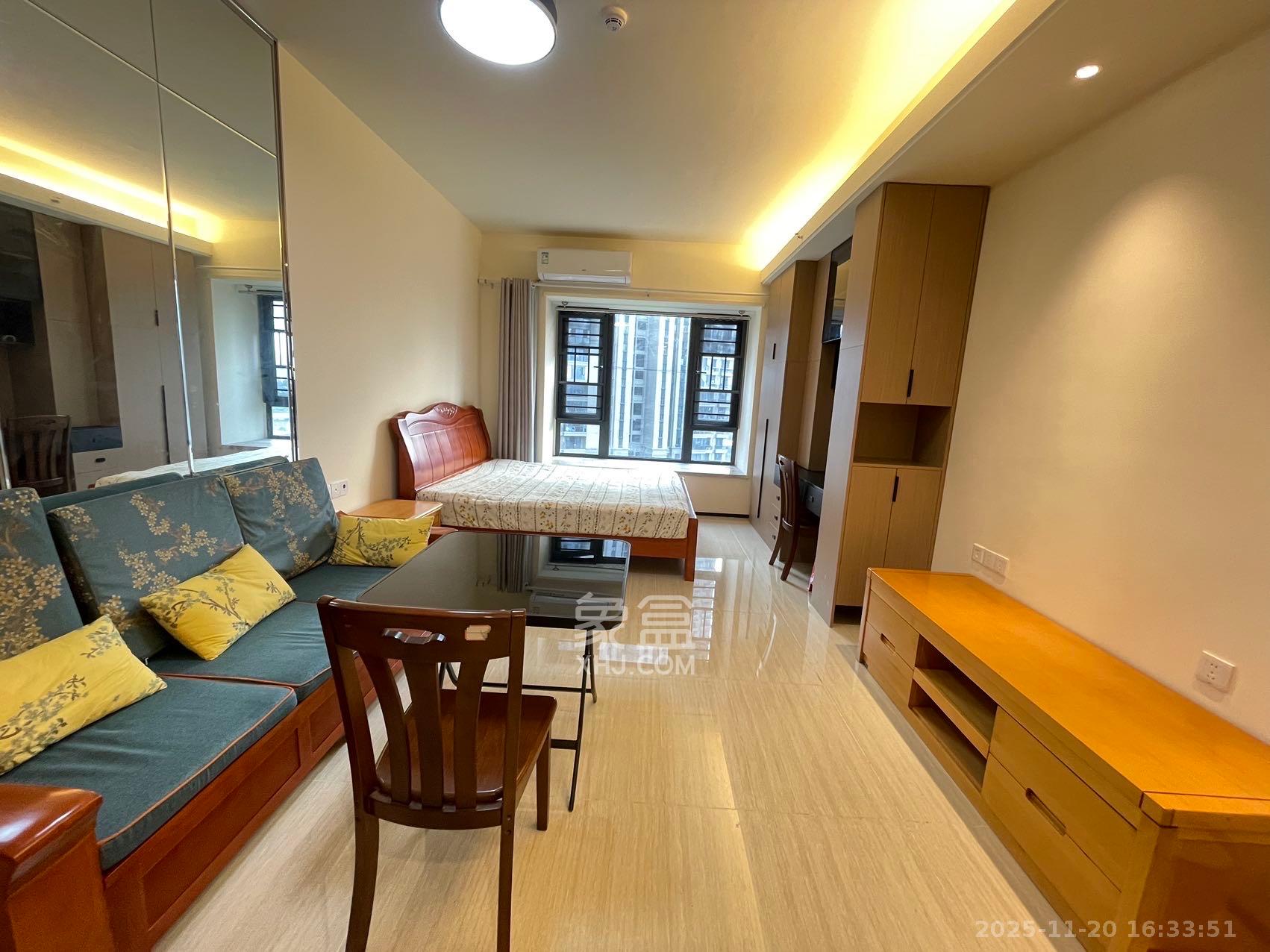 恒大清澜苑（恒大御景半岛四期）  1室1厅1卫    1500.0元/月