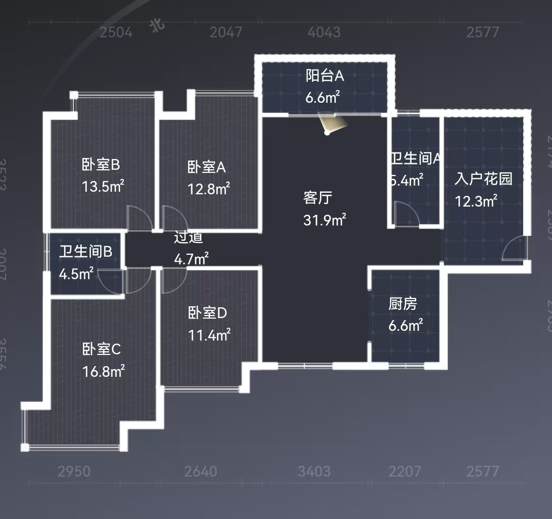 湘江名都 4室2厅2卫 70.0万 湘江名都 4室2厅2卫 70.0万室内图