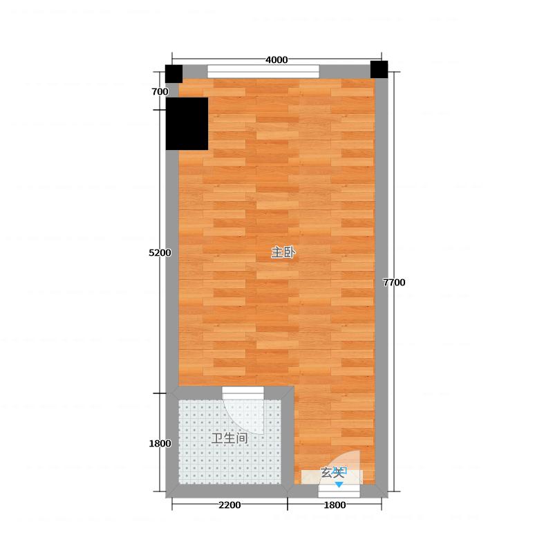黄金大厦 1室1厅1卫 1000.0元/月 黄金大厦 1室1厅1卫 1000.0元/月户型图
