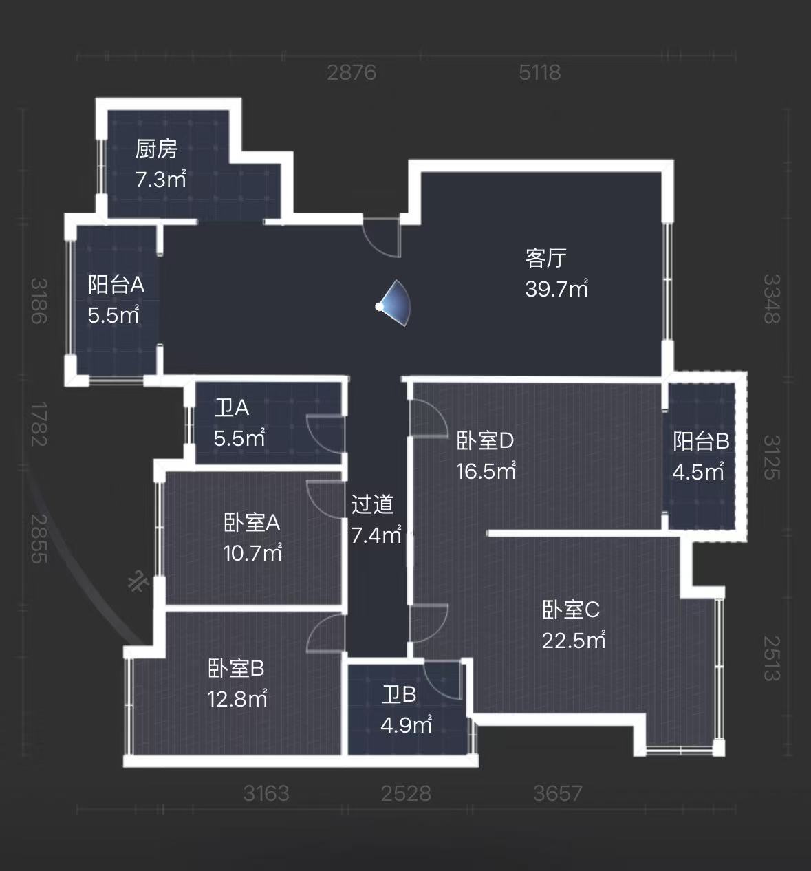 颐景园 4室2厅2卫 82.0万 颐景园 4室2厅2卫 82.0万室内图