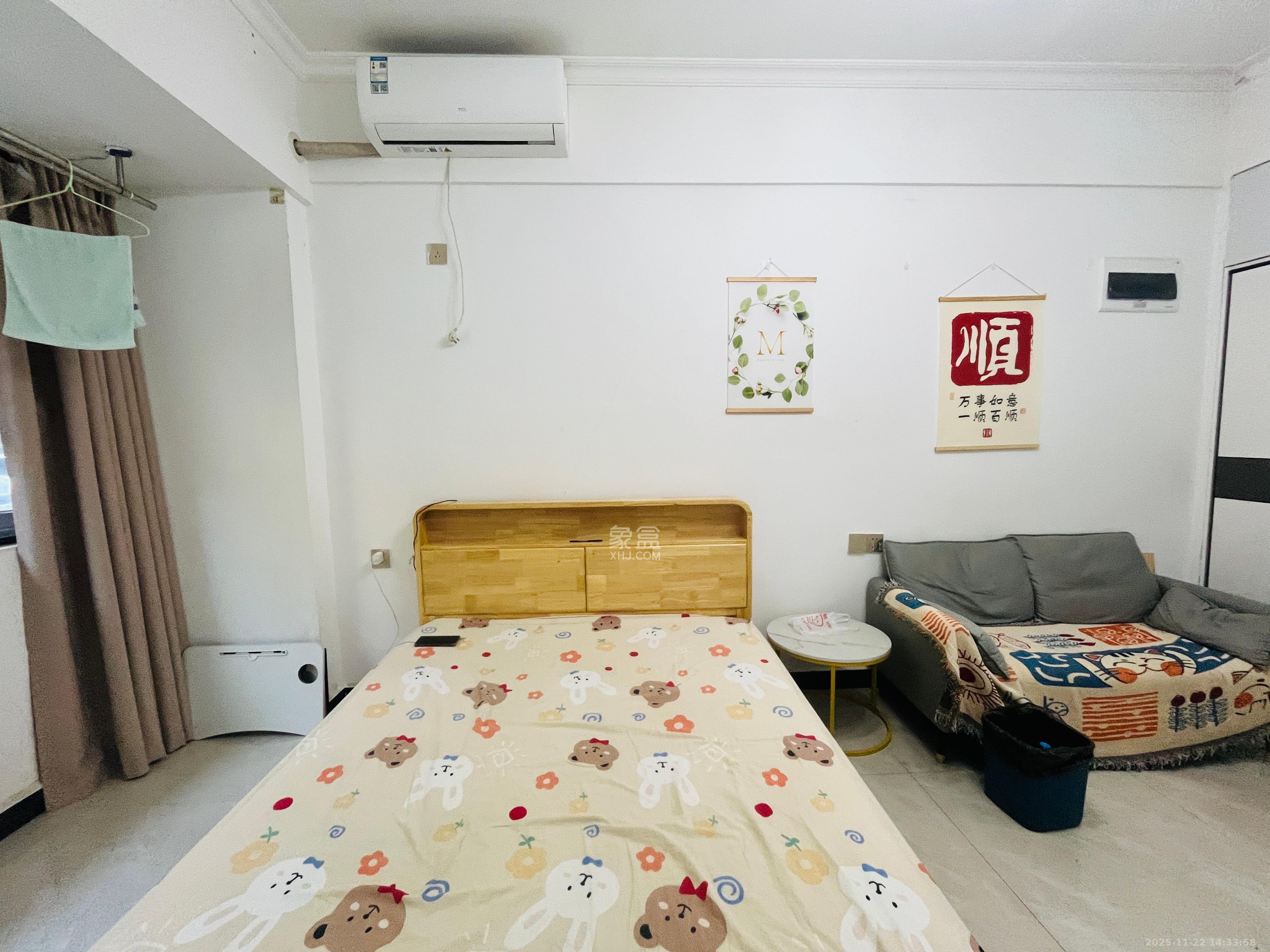 龙湖湘江星座（祺鑫星座公寓）  1室1厅1卫    1200.0元/月室内图