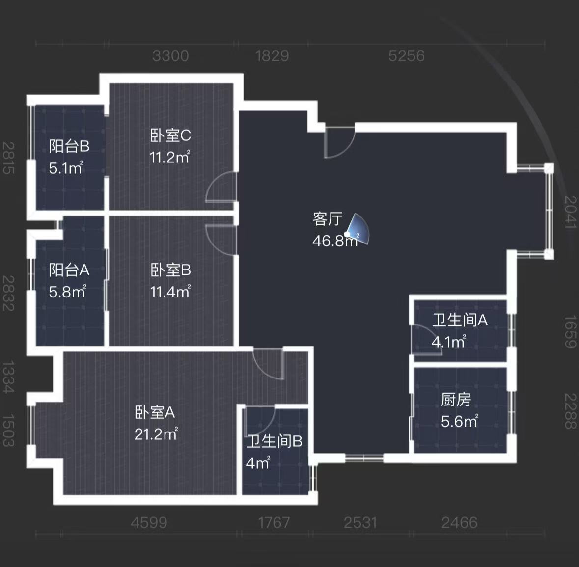 交警小区 3室2厅2卫 42.0万 交警小区 3室2厅2卫 42.0万室内图