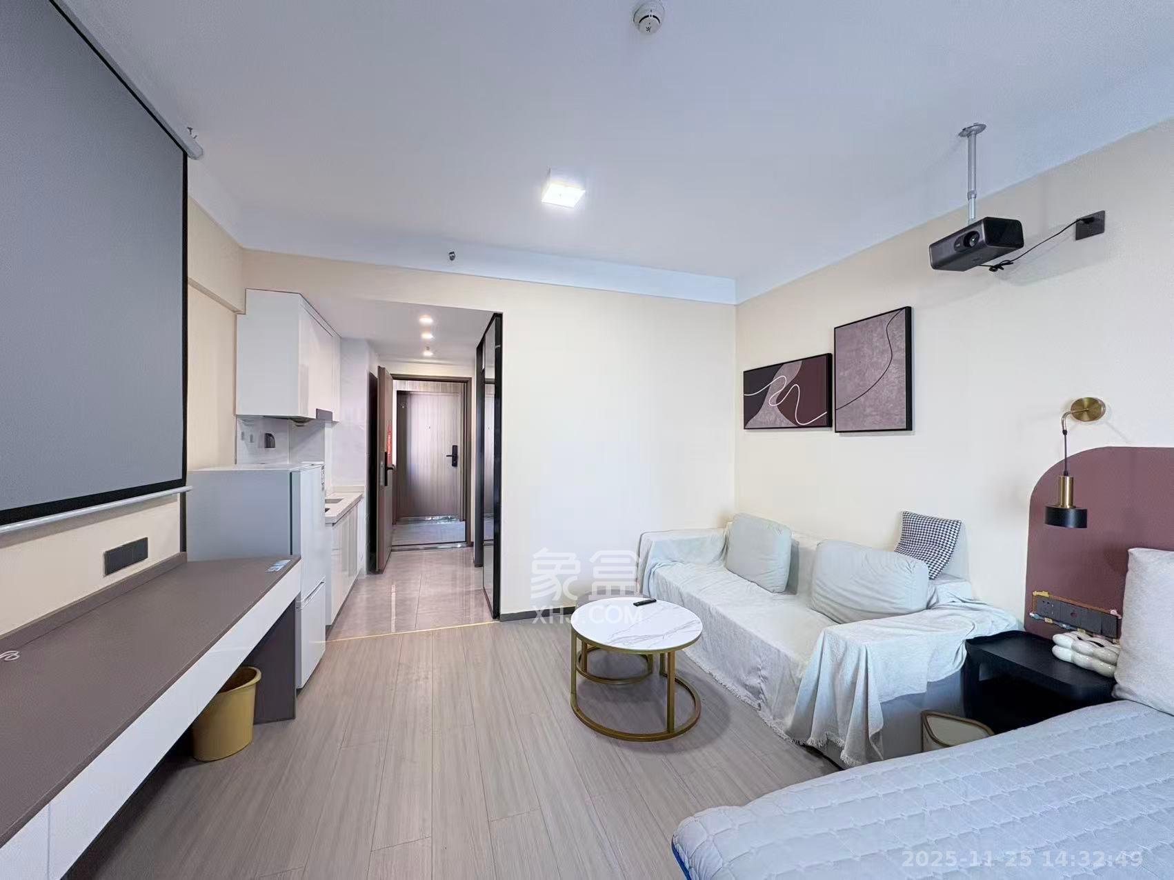 梅溪华府（新城金茂梦想华府）  1室1厅1卫    1900.0元/月室内图