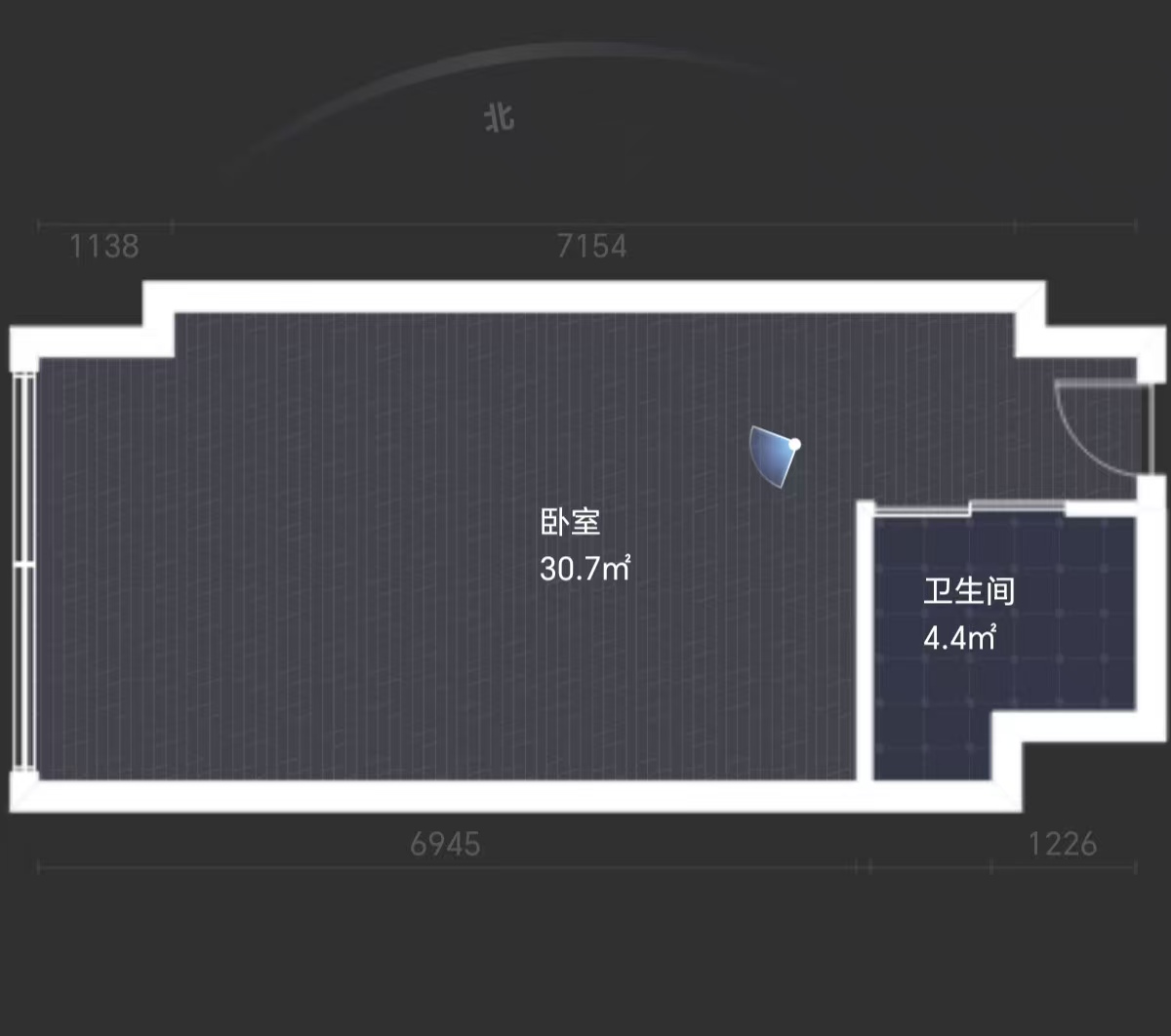 华晨御园 1室1厅1卫 25.0万 华晨御园 1室1厅1卫 25.0万室内图