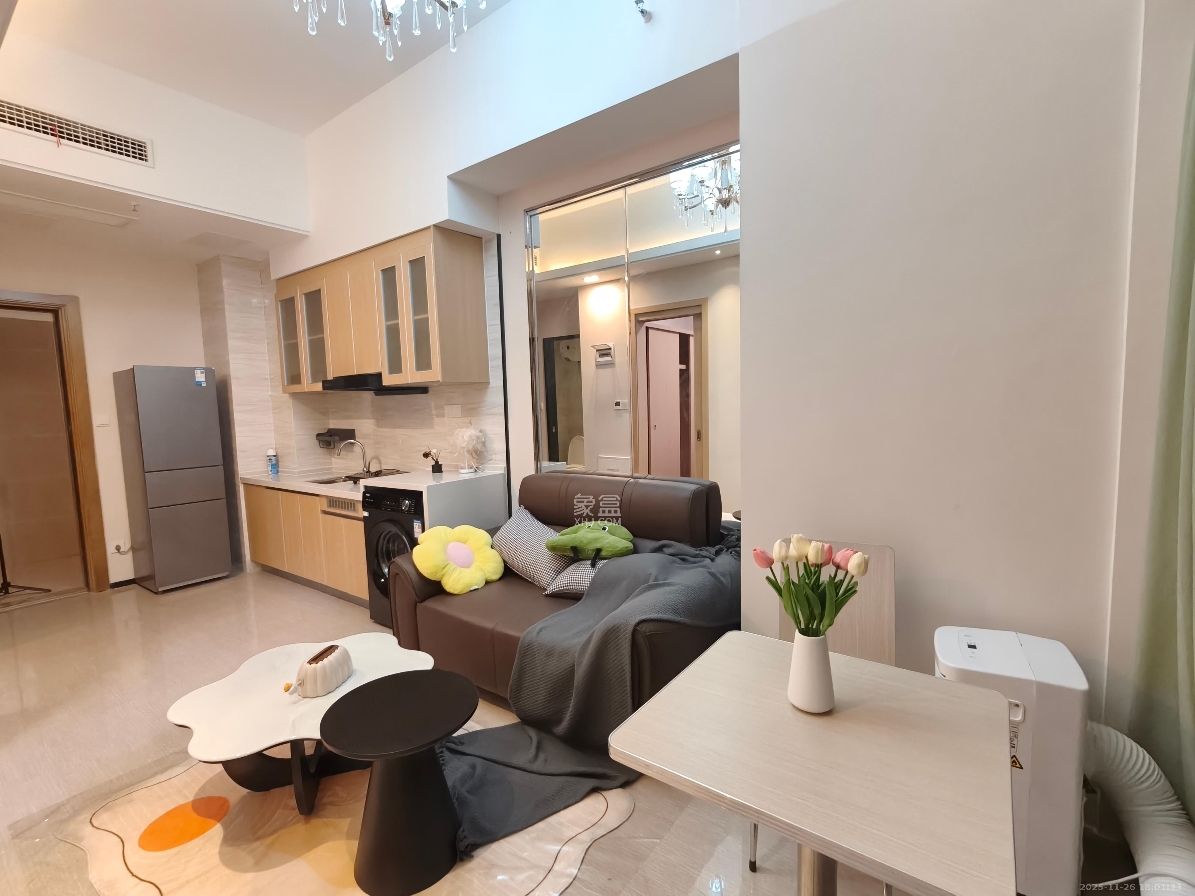 恒大珺悦府 1室1厅1卫 2100.0元/月 恒大珺悦府 1室1厅1卫 2100.0元/月室内图