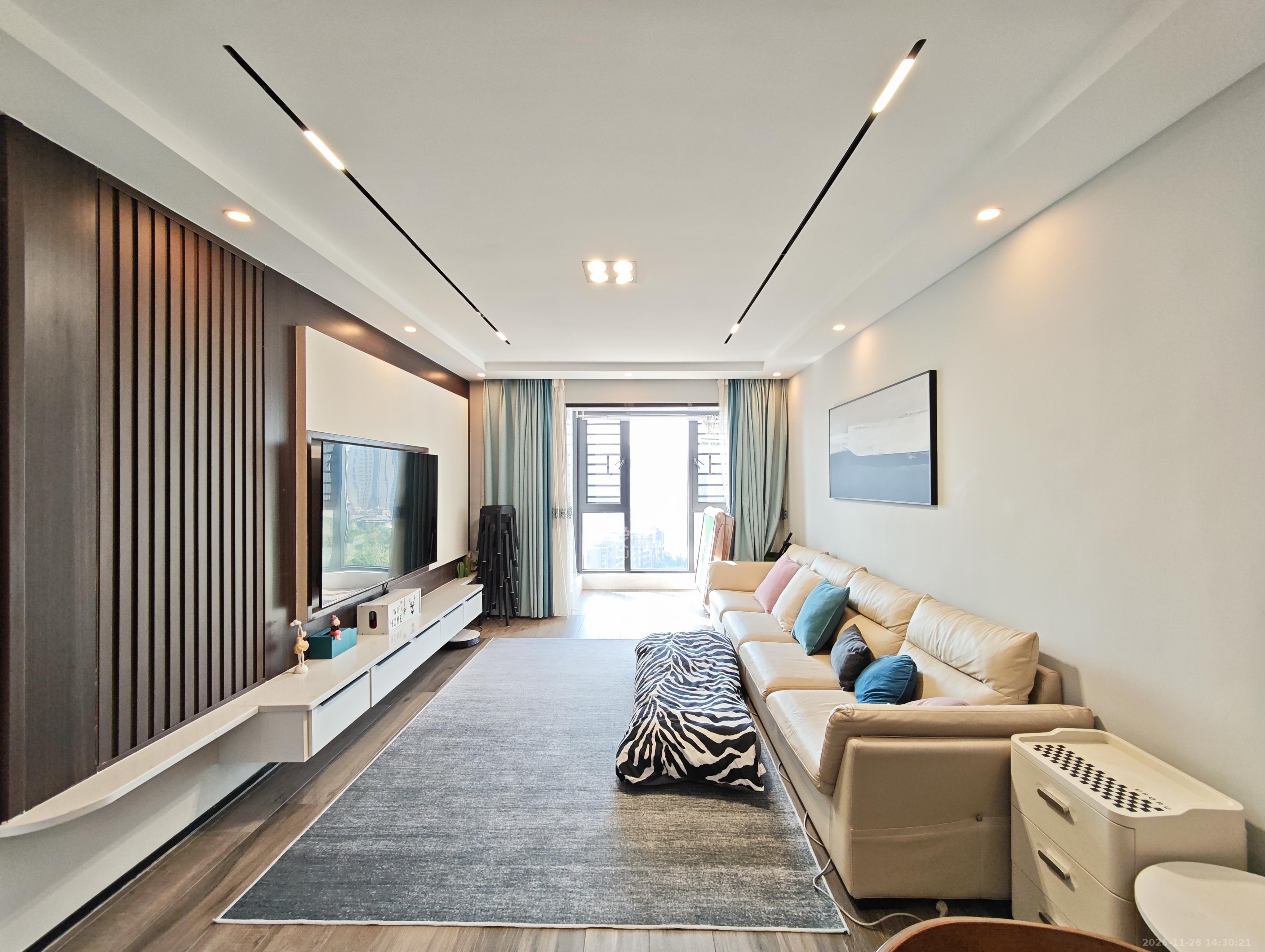 保利城（中航城国际社区、郡原美村）  2室2厅1卫    118.0万客厅