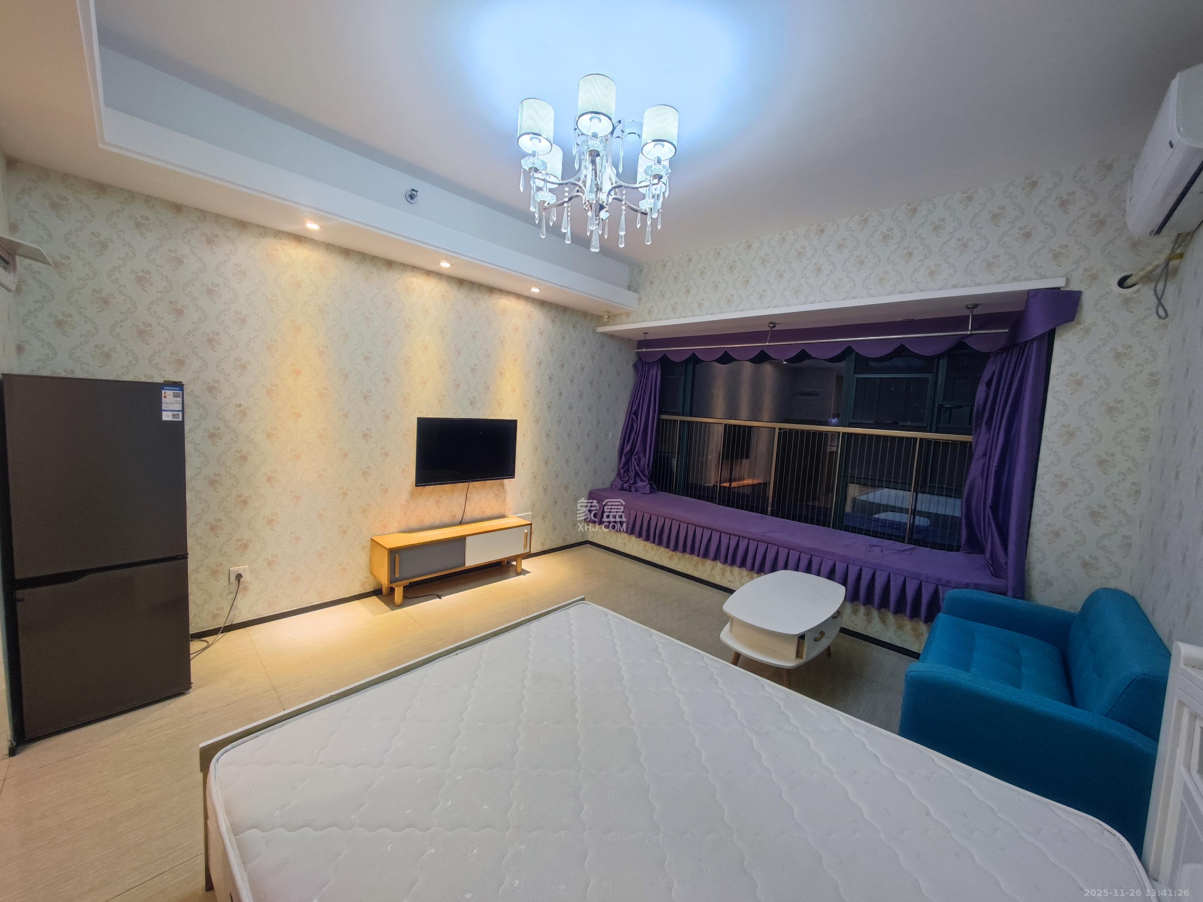 恒大翡翠华庭 1室1厅1卫 1200.0元/月 恒大翡翠华庭 1室1厅1卫 1200.0元/月室内图