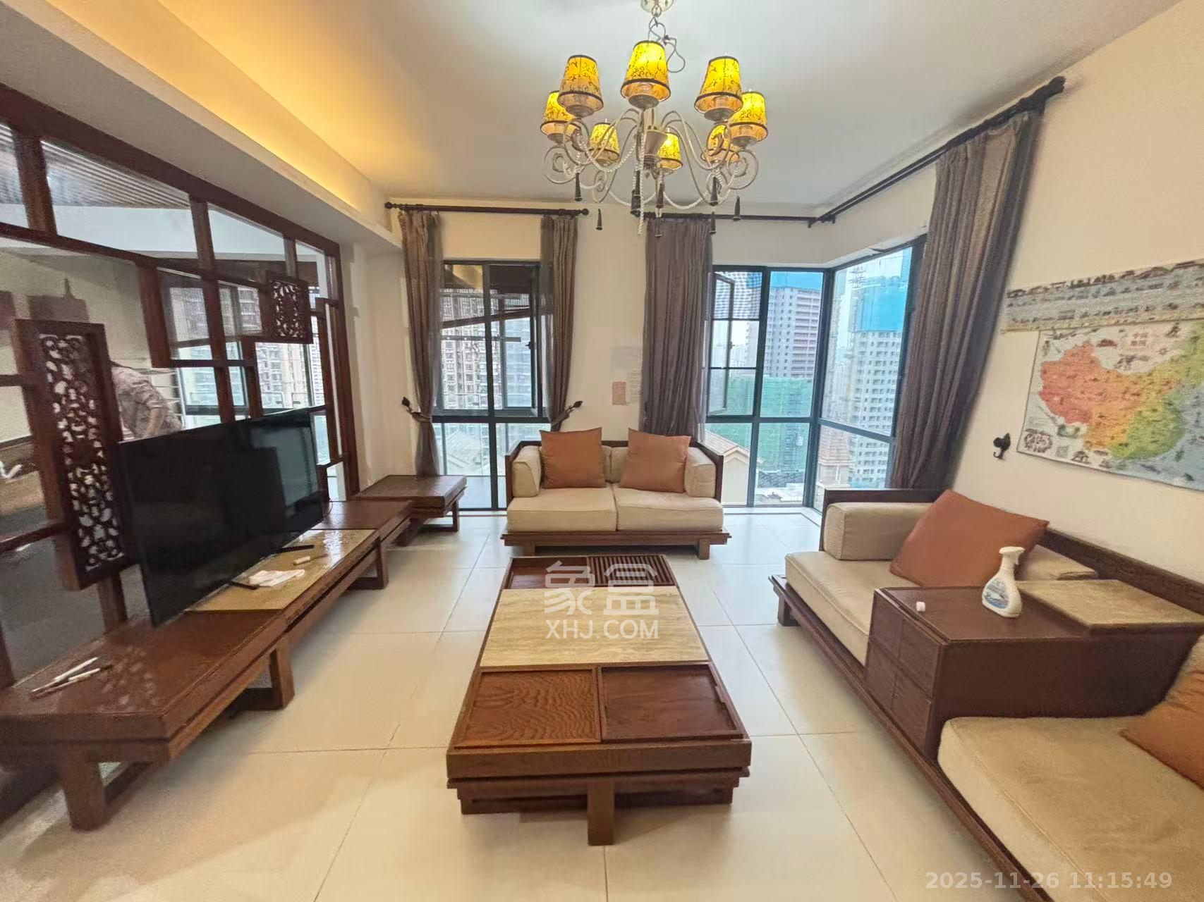 华菱蓝调国际（华菱.香墅美地）  3室2厅1卫    3300.0元/月