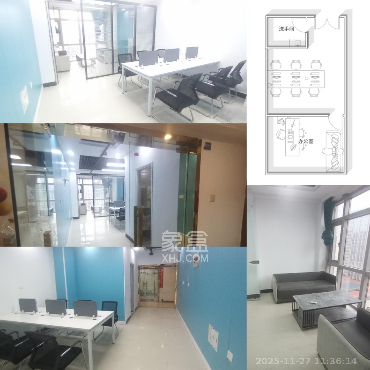 奥克斯广场  1室1厅1卫    2200.0元/月