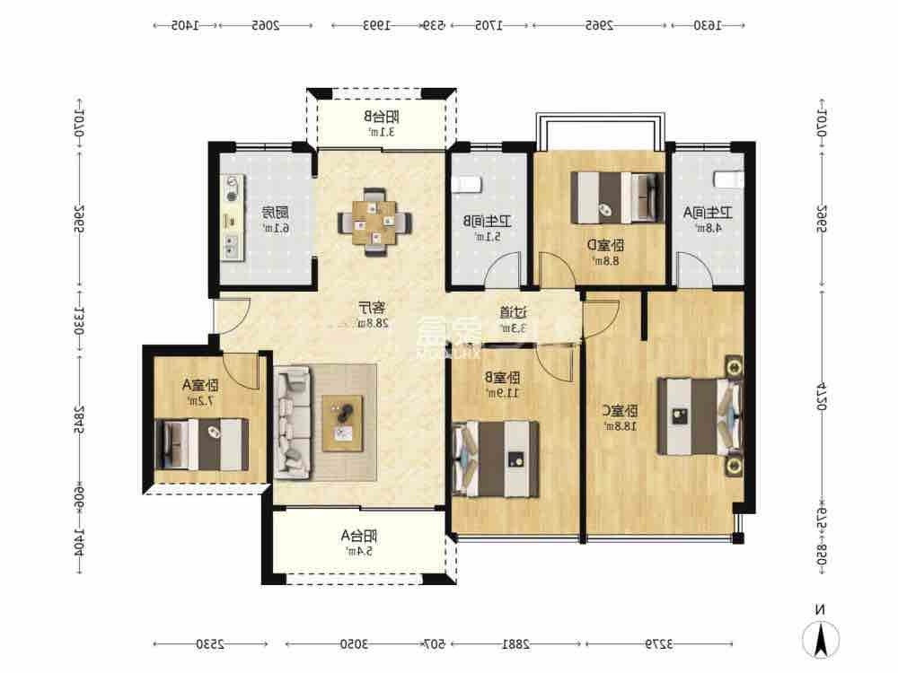 经世龙城  4室2厅2卫    70.0万 经世龙城  4室2厅2卫    70.0万室内图