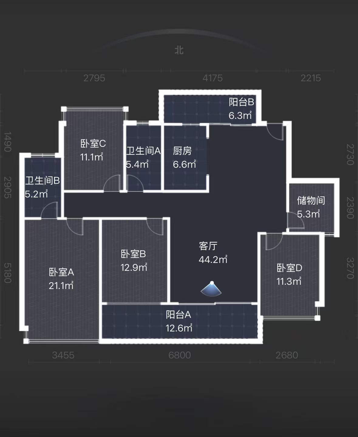 经世龙城 5室2厅3卫 95.0万 经世龙城 5室2厅3卫 95.0万室内图