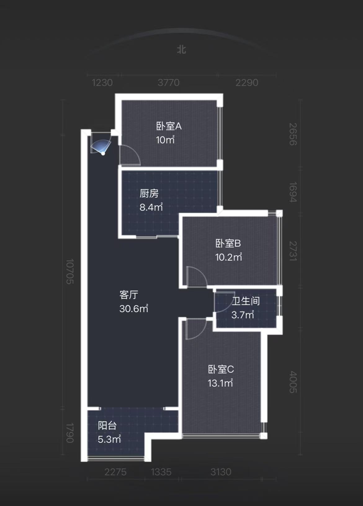 金轮翡翠名园 3室2厅1卫 69.9万 金轮翡翠名园 3室2厅1卫 69.9万室内图