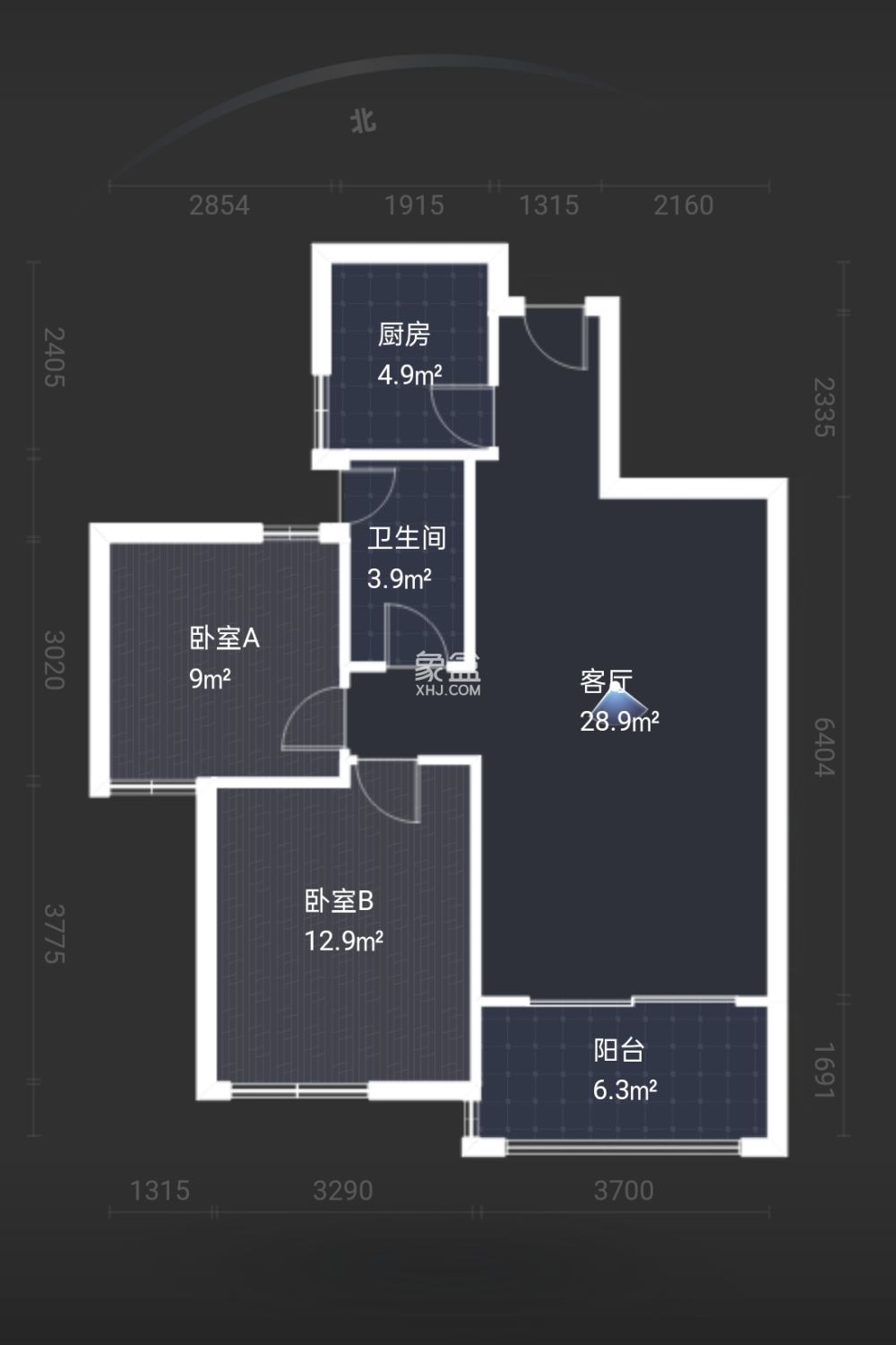 泰山公馆  2室2厅1卫    32.0万