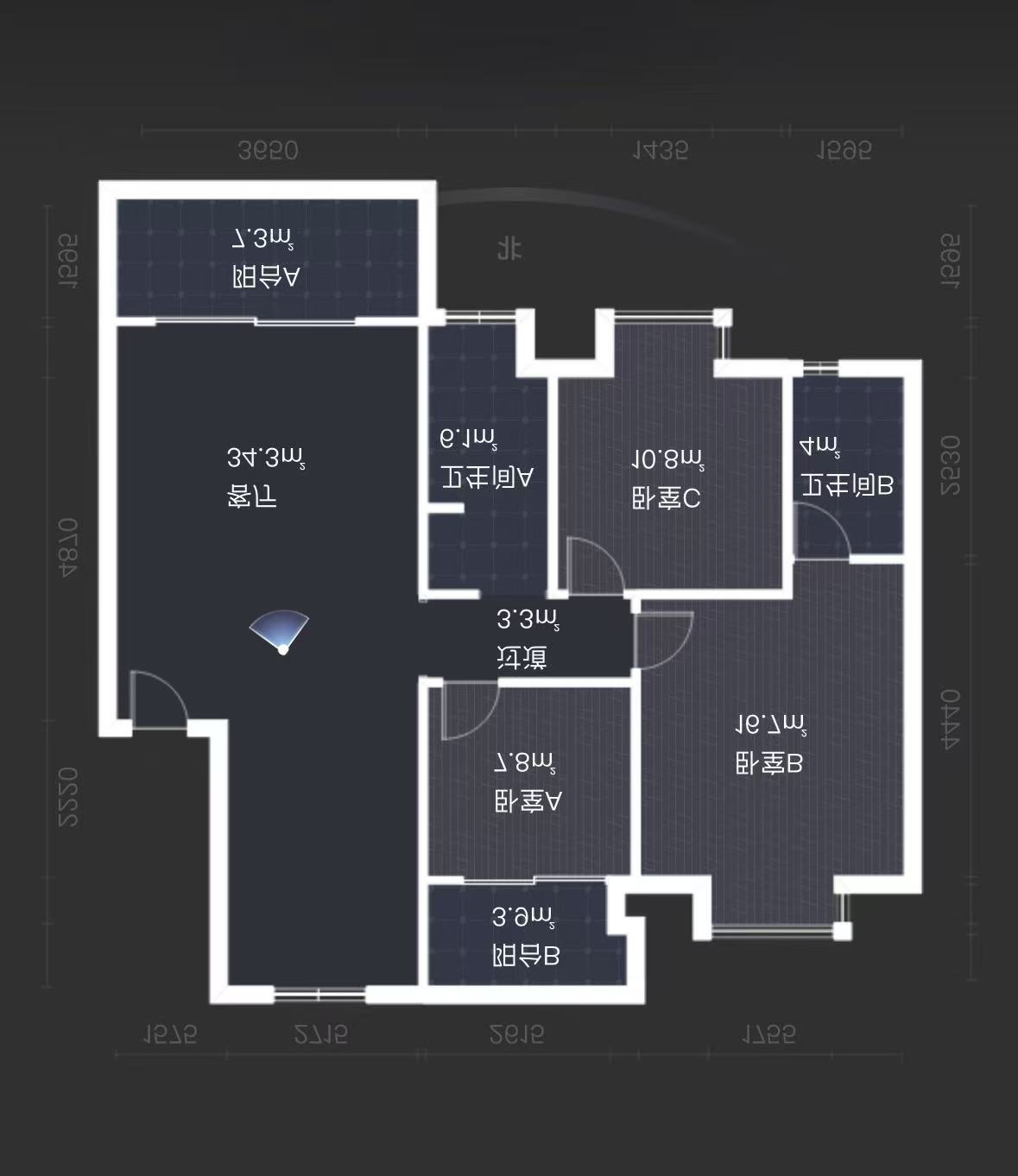 康桥美郡 3室2厅2卫 68.8万 康桥美郡 3室2厅2卫 68.8万室内图