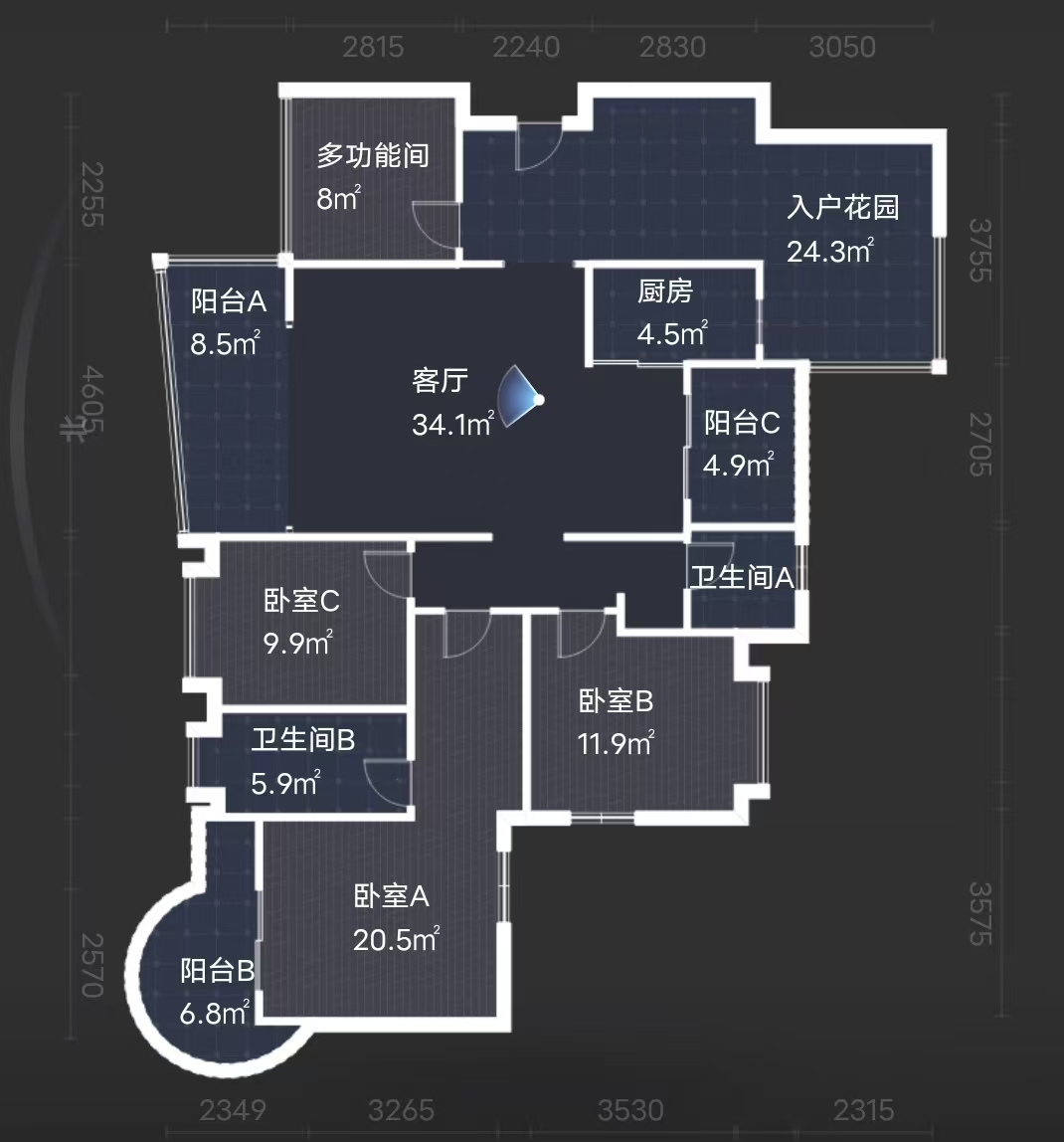 大江观邸-富基花园 4室2厅2卫 49.8万 大江观邸-富基花园 4室2厅2卫 49.8万室内图