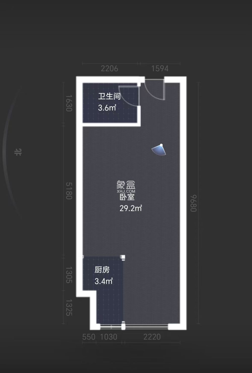 尚格广场  1室1厅1卫    25.0万