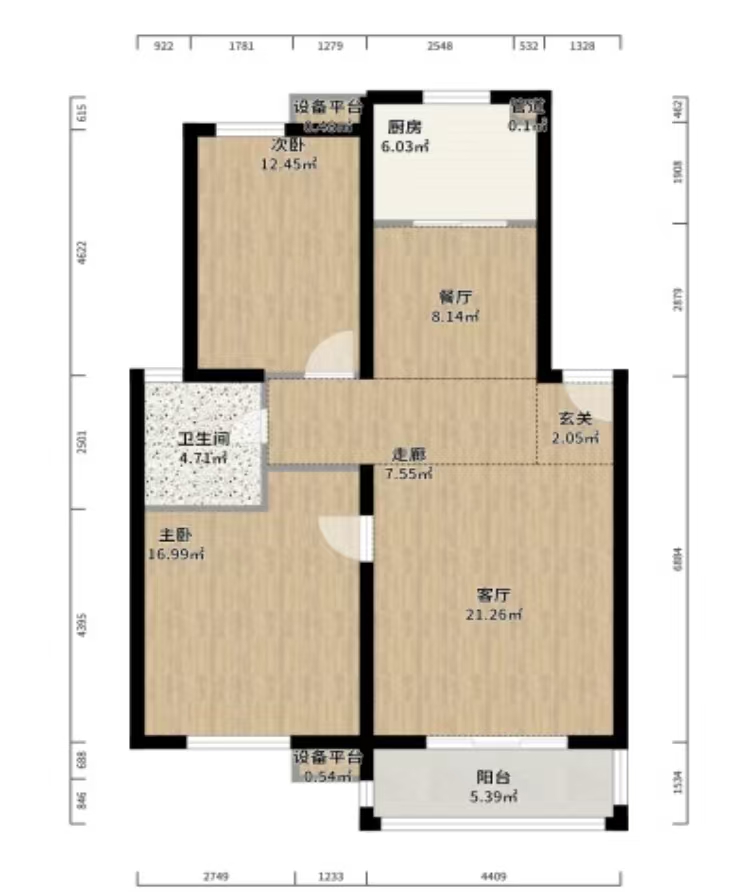 尚格名城花好悦园1.2期 1室2厅1卫 40.0万 尚格名城花好悦园1.2期 1室2厅1卫 40.0万室内图