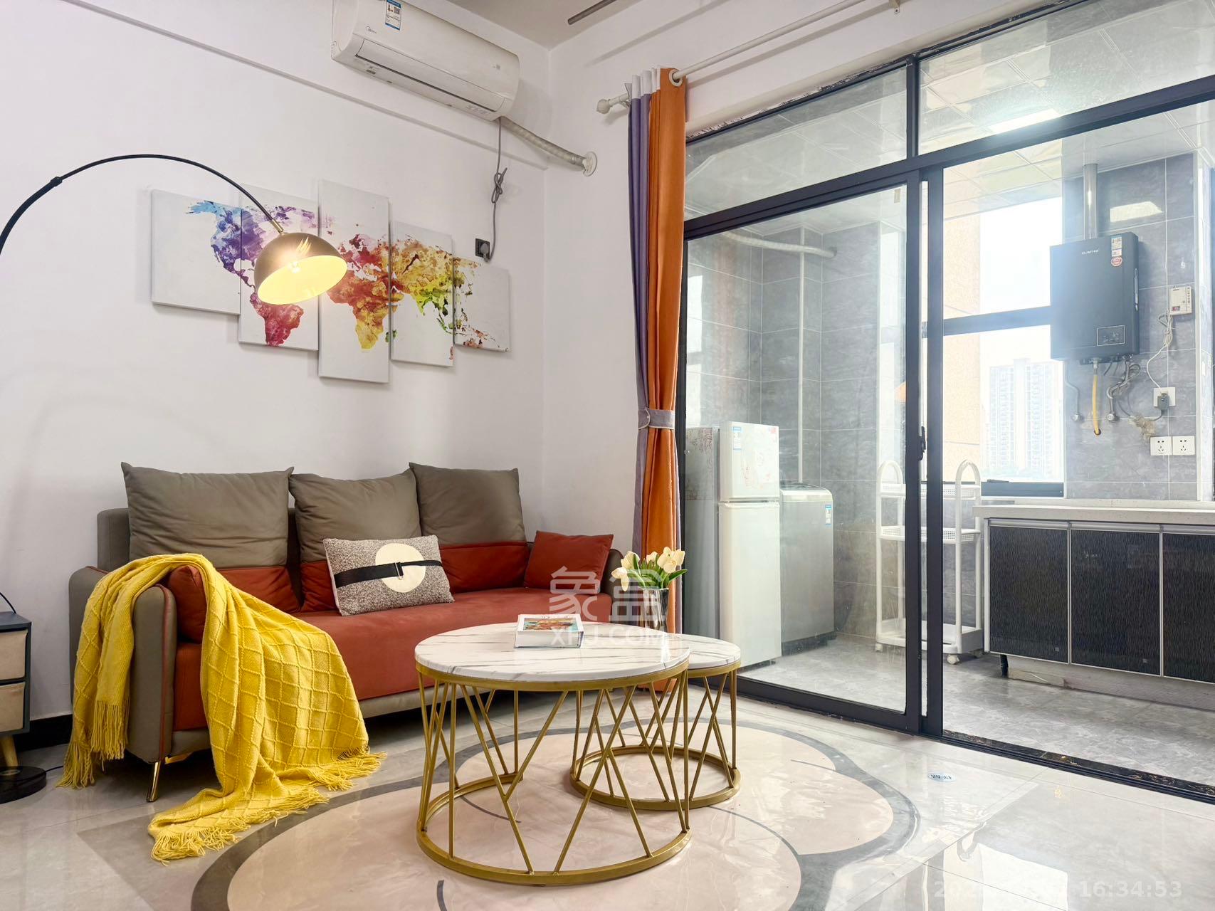 江南华府  1室1厅1卫    1400.0元/月