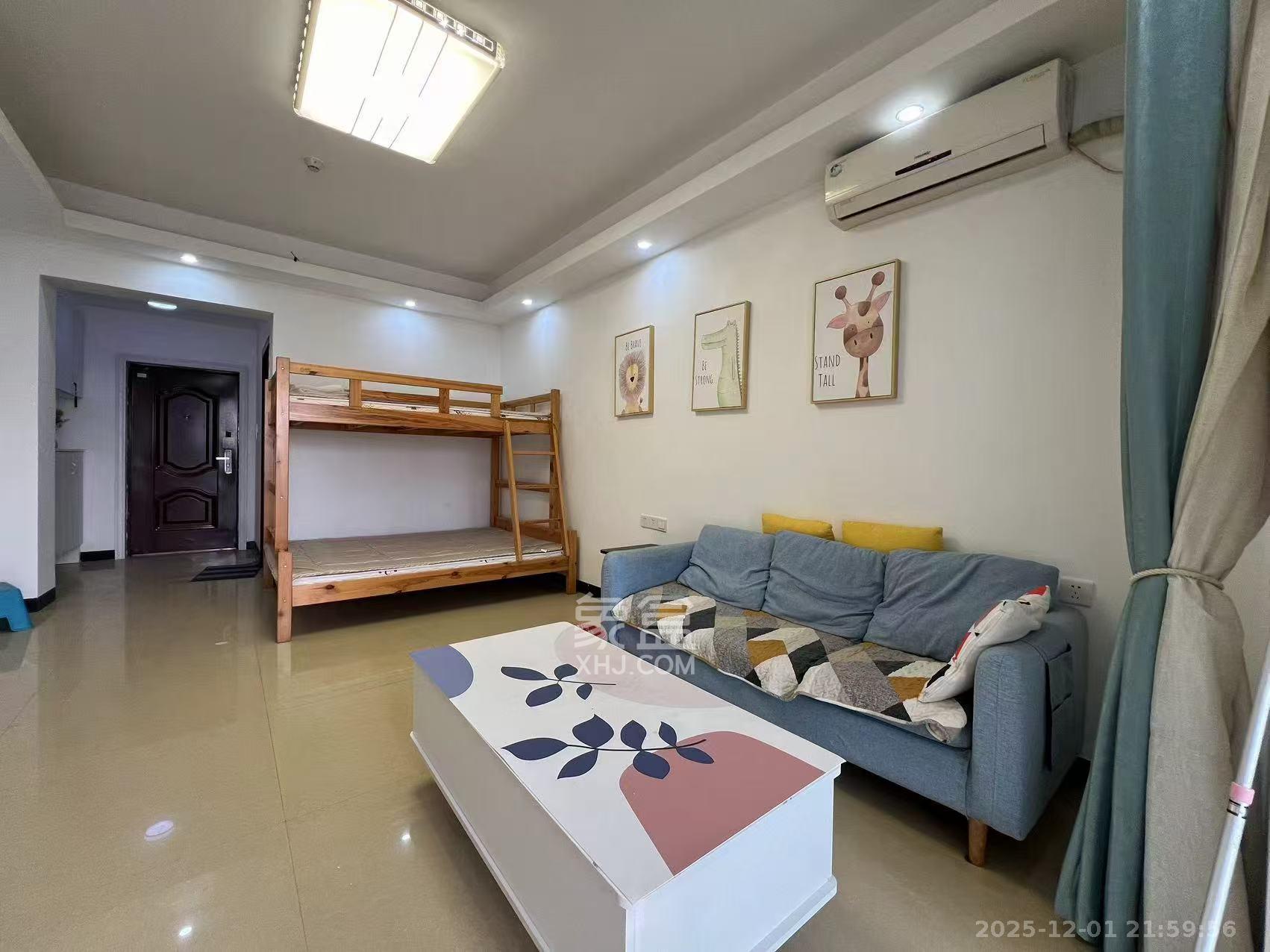 五矿万境水岸二期（五矿万境水岸和苑）  1室1厅1卫    1300.0元/月