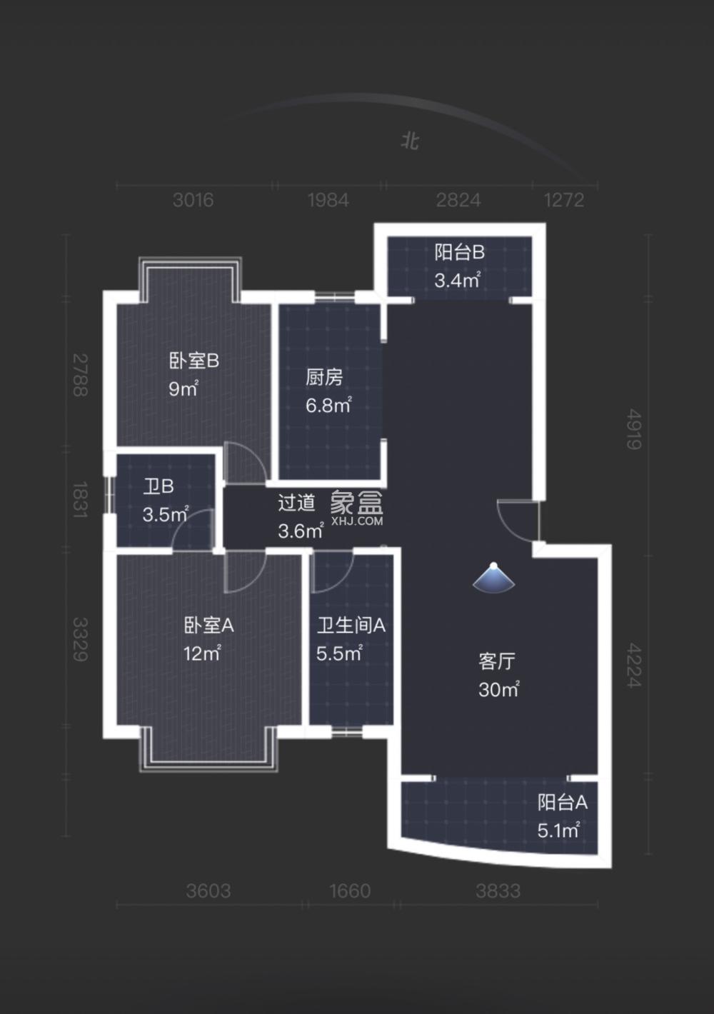 云山诗意  2室2厅2卫    33.0万