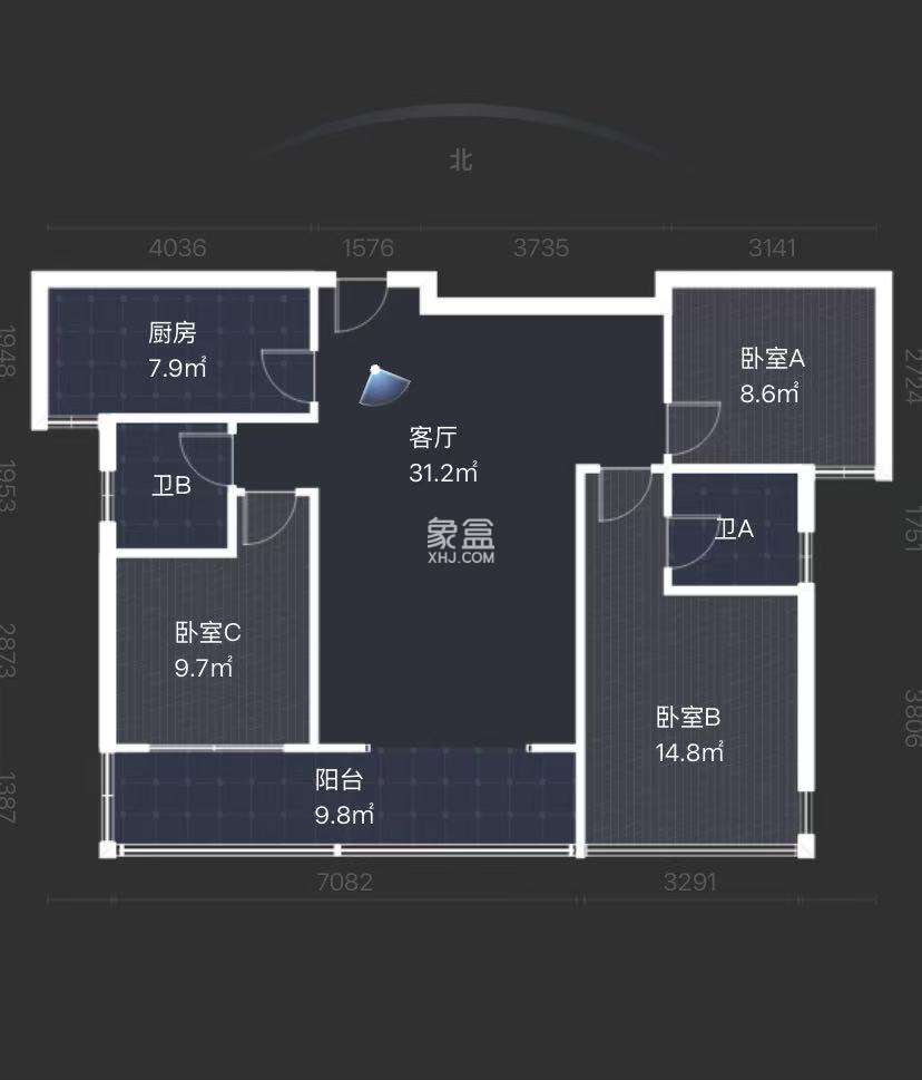 水木十里春风小区  3室2厅2卫    41.3万