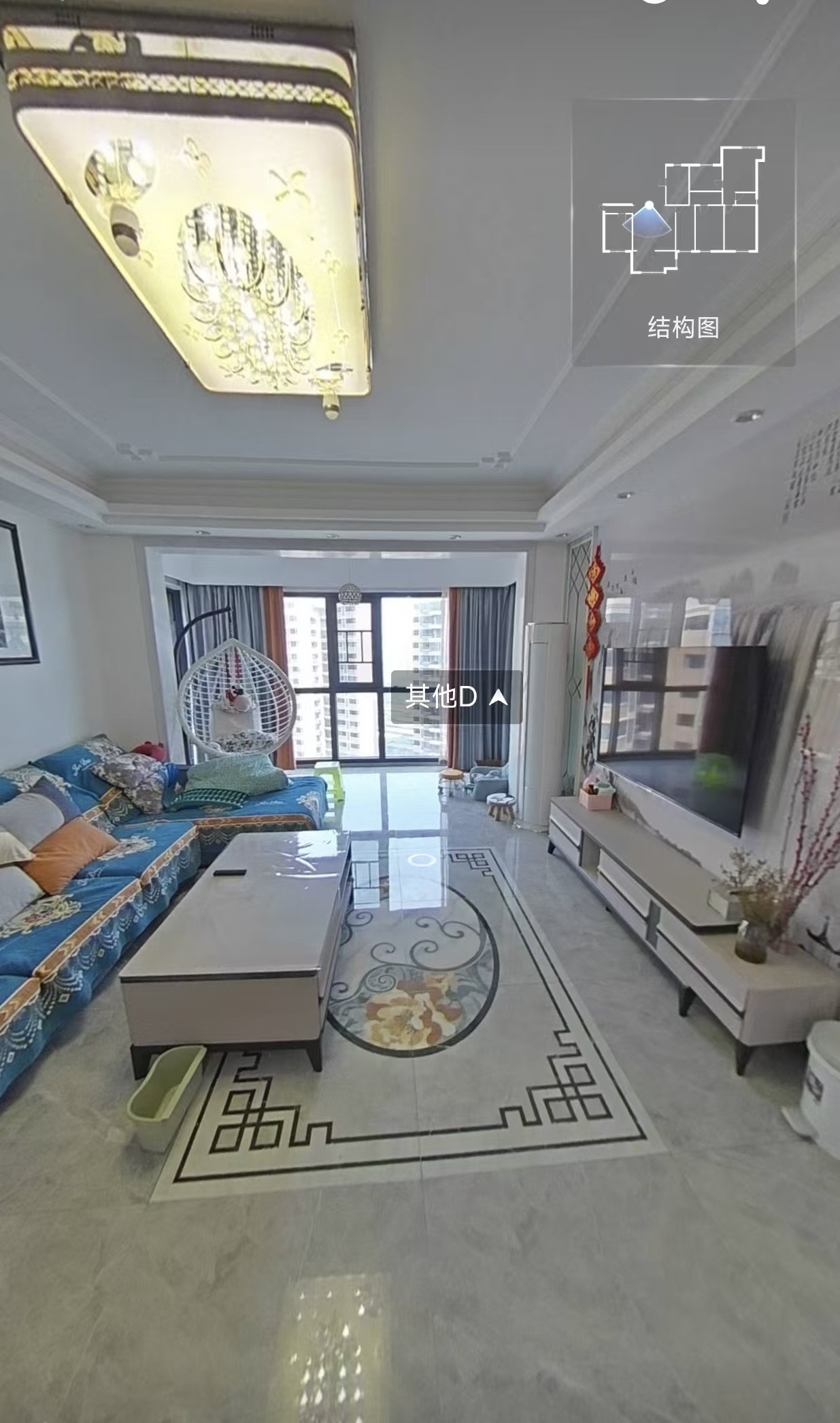 雁城国际公馆  5室2厅2卫    60.0万