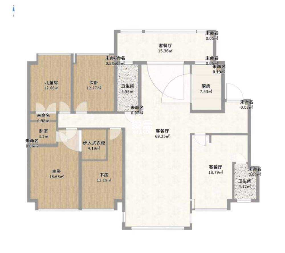 高科壹号领域  5室2厅3卫    135.0万