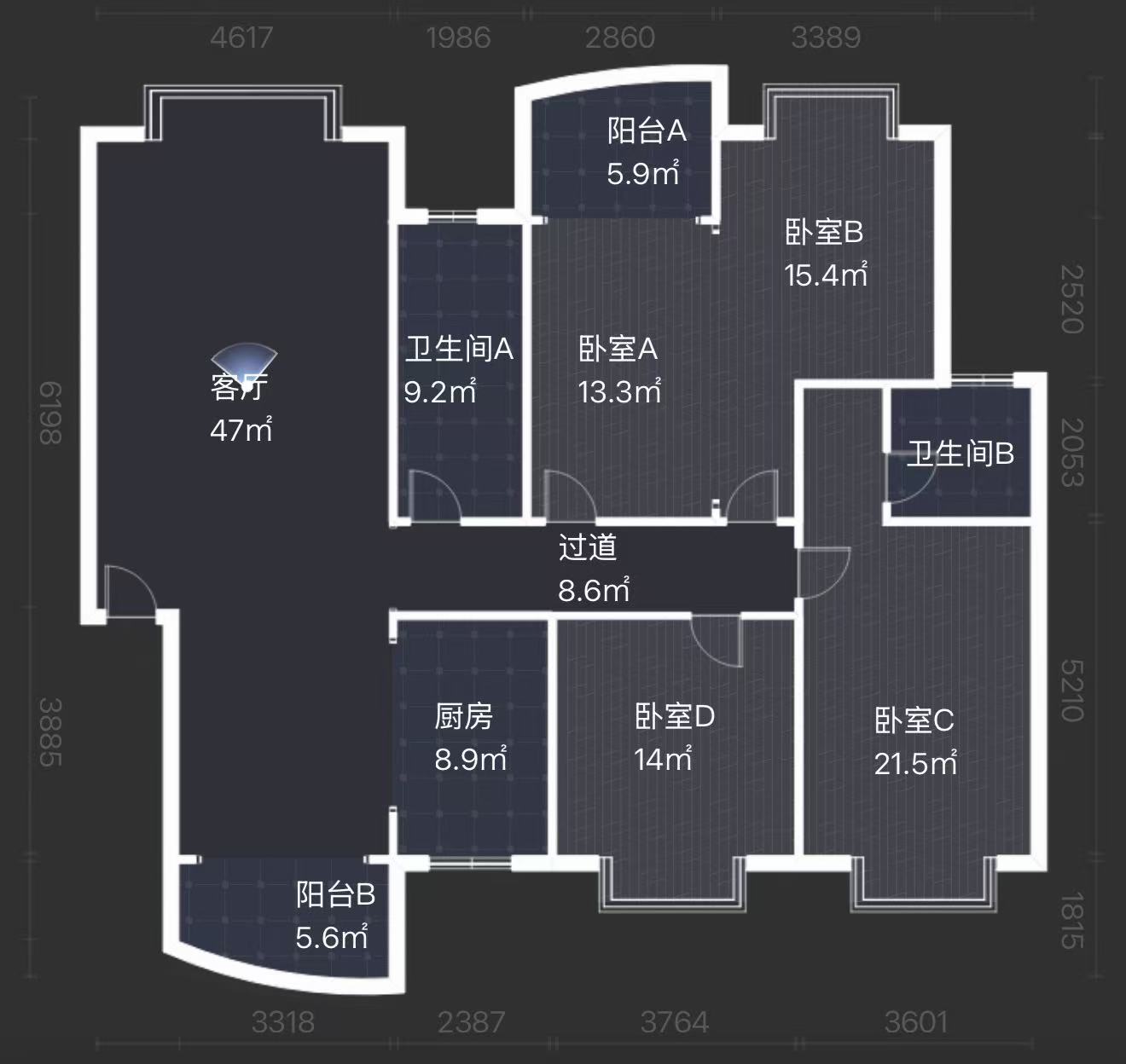 枫溪苑  4室2厅2卫    48.8万