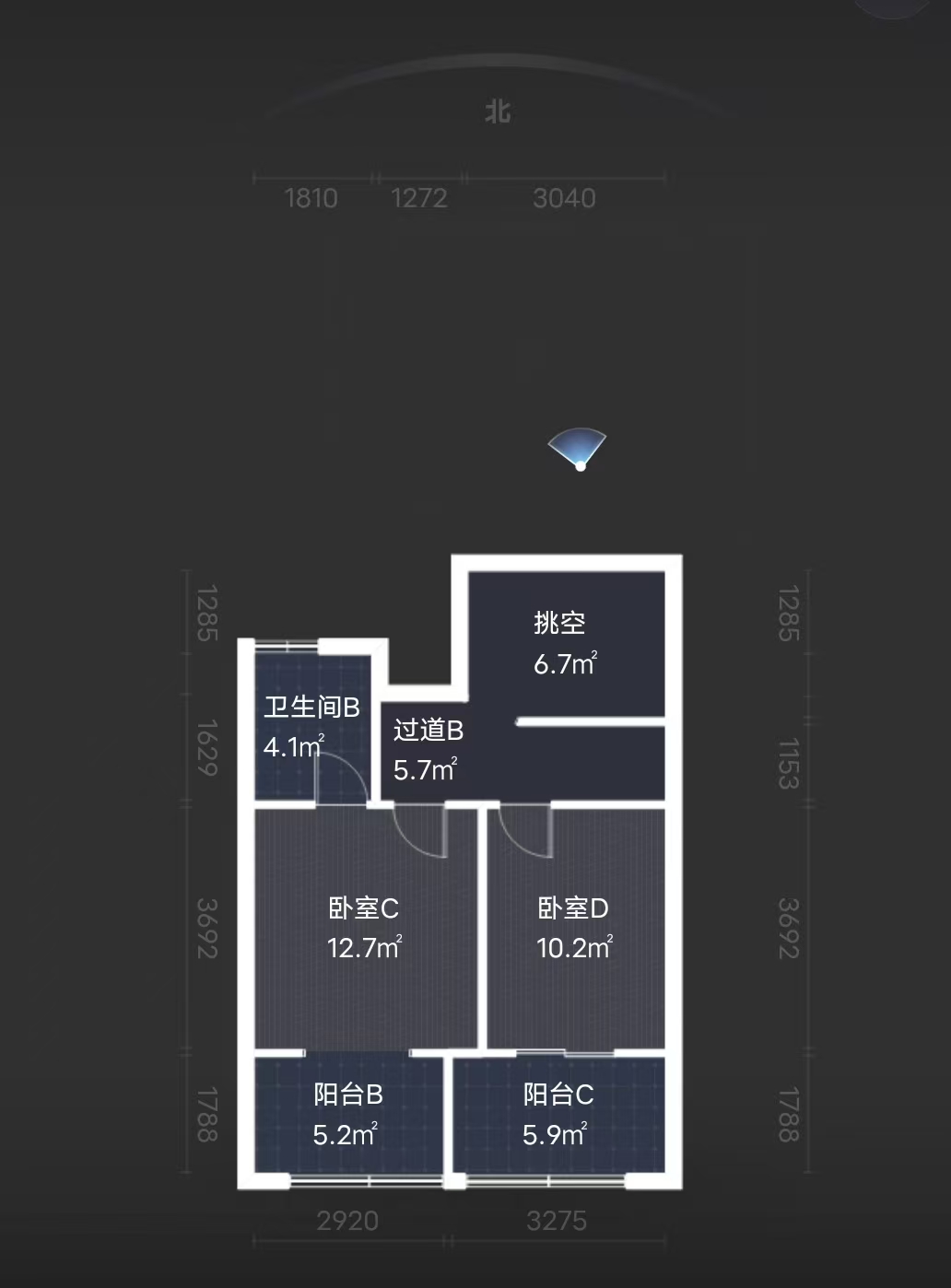 天元区地税新村 4室2厅2卫 42.8万 天元区地税新村 4室2厅2卫 42.8万室内图
