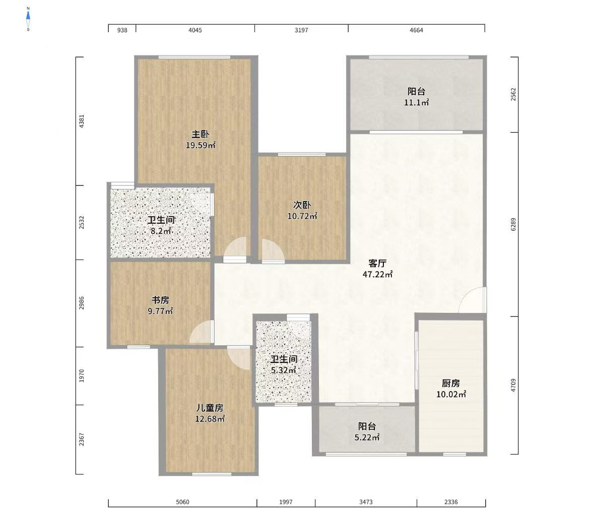 佳兆业金域天下一期  4室2厅2卫    69.8万室内图