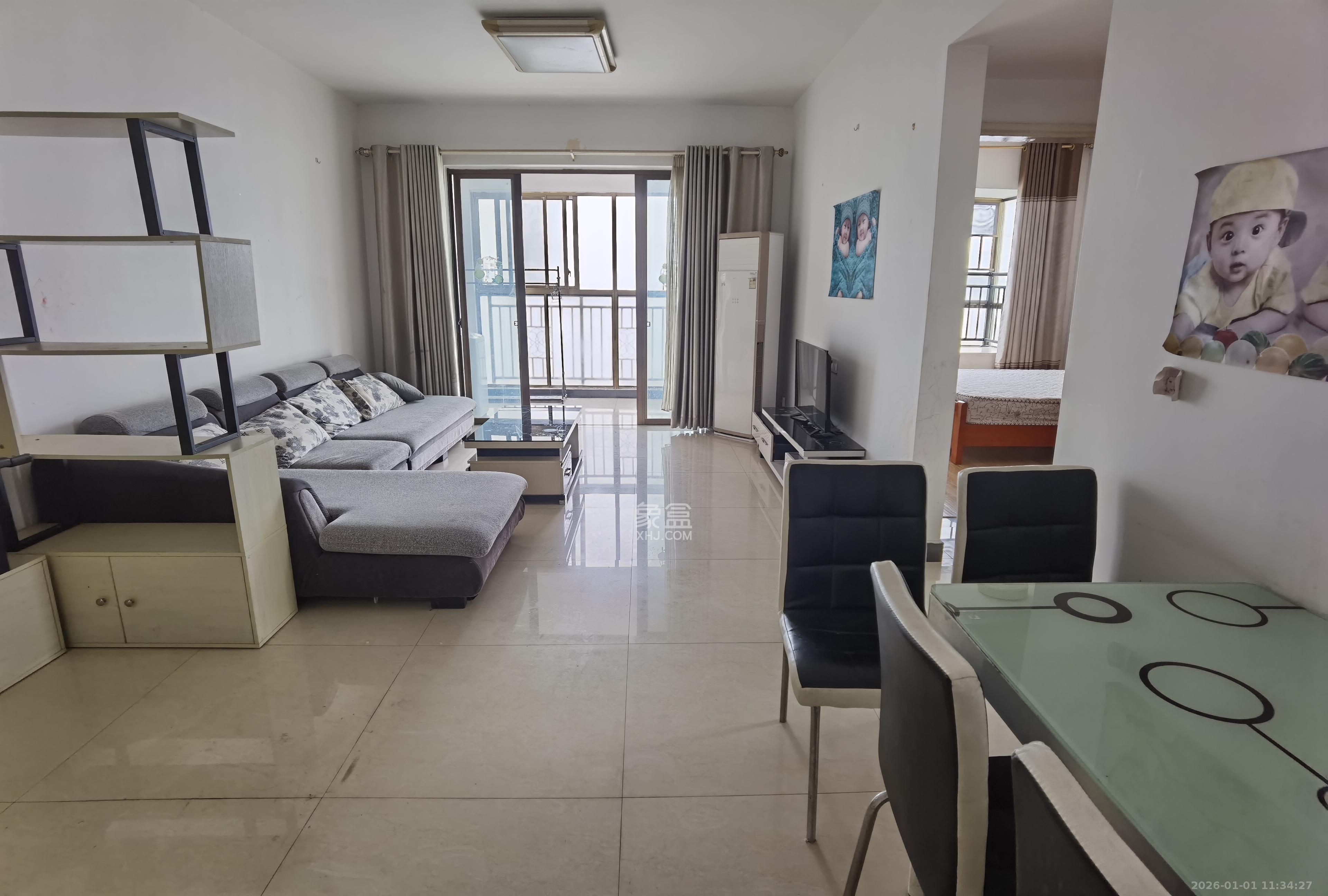 江山帝景雅典  2室2厅1卫    1600.0元/月