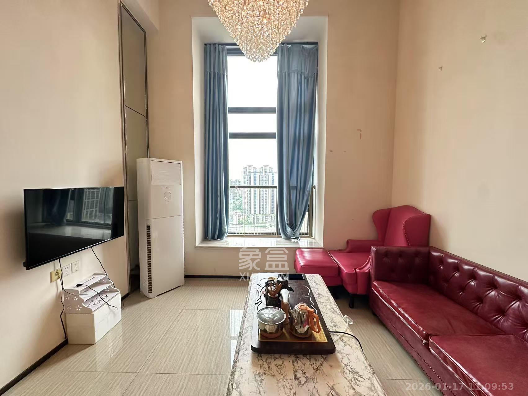 恒大江湾   43.0㎡      1800.0元/月