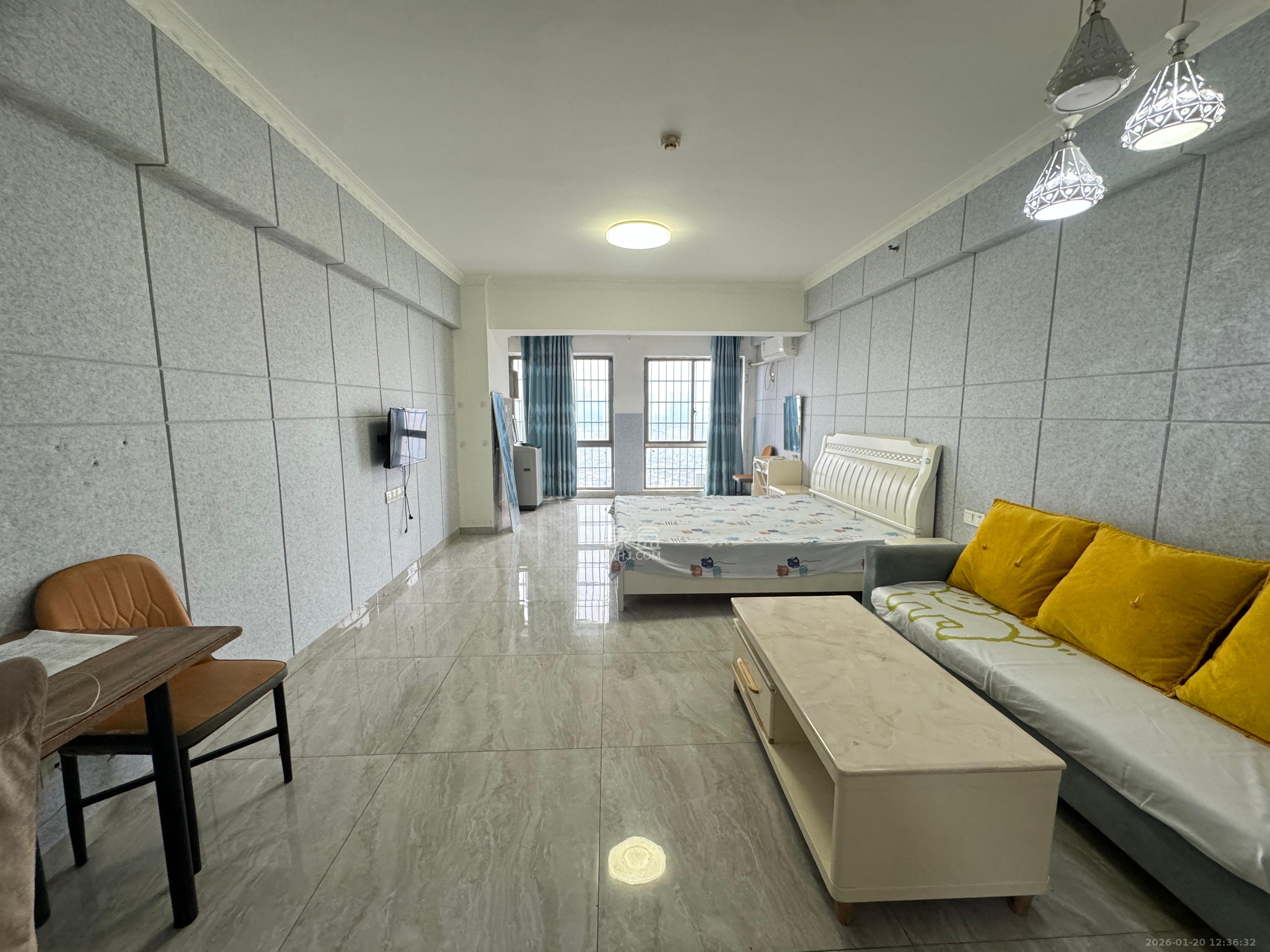 德庆水韵山城  1室1厅1卫    1250.0元/月