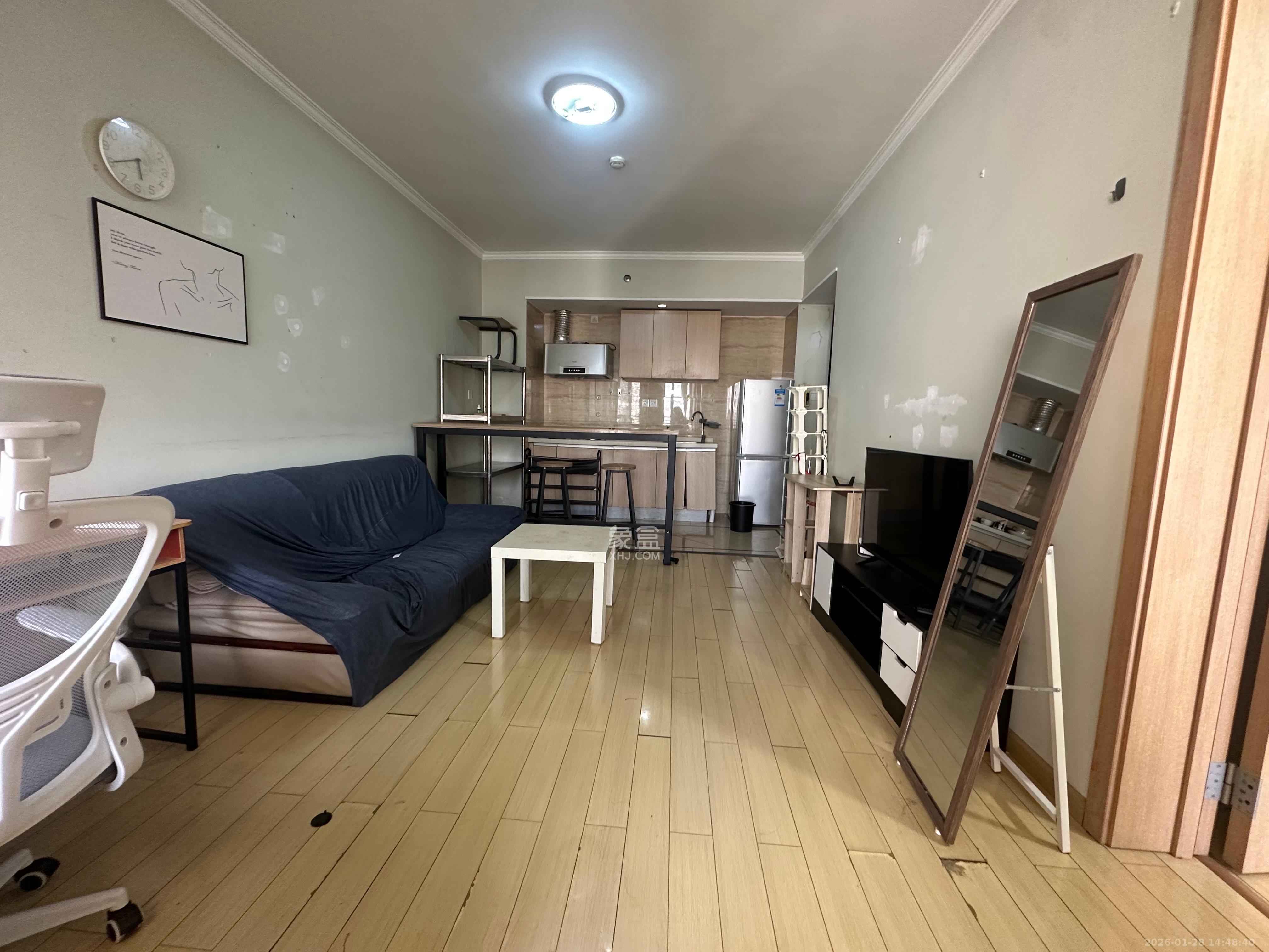 万科金域华府一期  2室1厅1卫    1900.0元/月